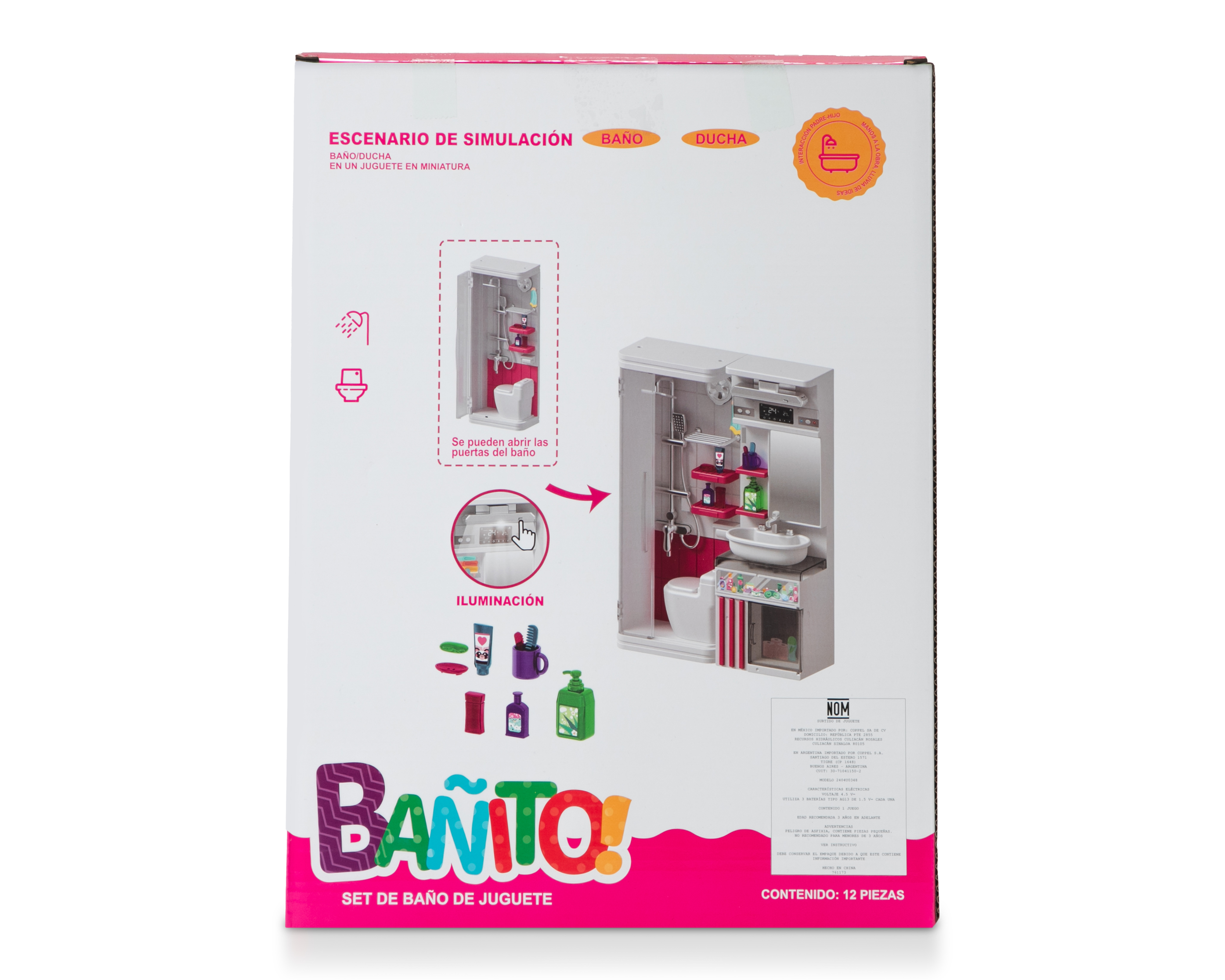 Foto 5 pulgar | Foto 4 | Baño de Juguete Belúla con Luces