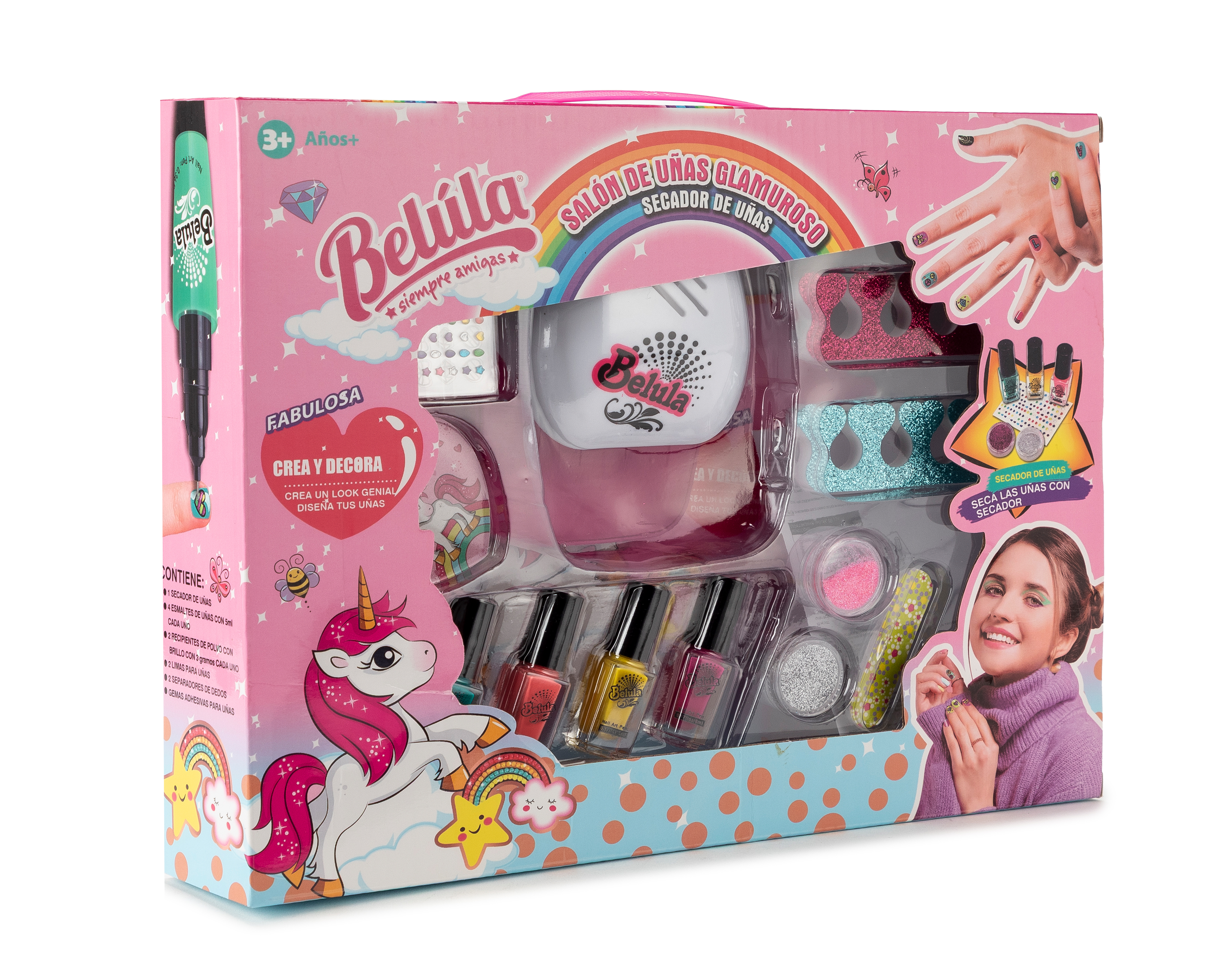 Foto 5 pulgar | Foto 4 | Salón de Uñas Glamuroso Belúla 11 Piezas