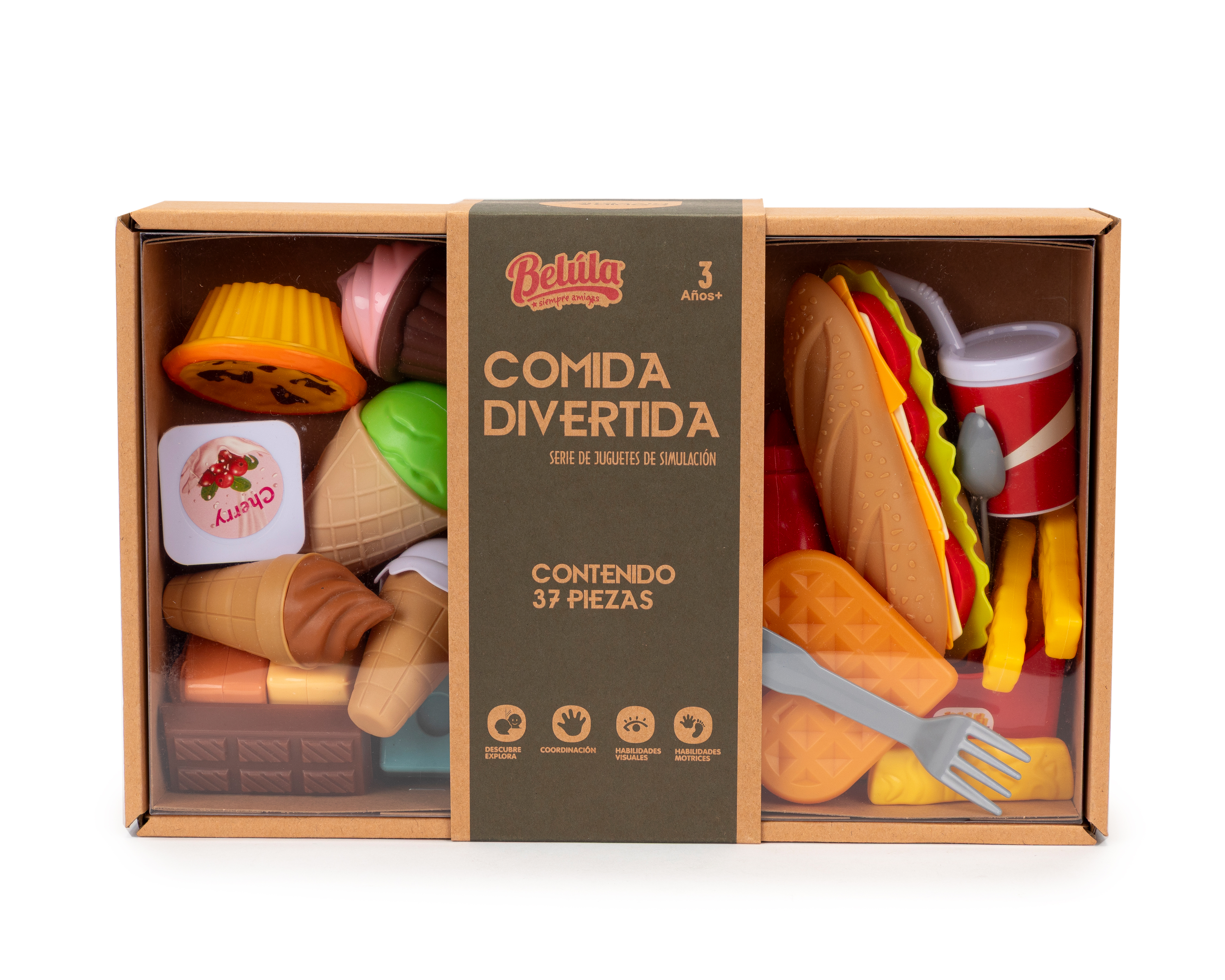Foto 1 | Foto 1 | Juego de Comida Belúla 37 Piezas
