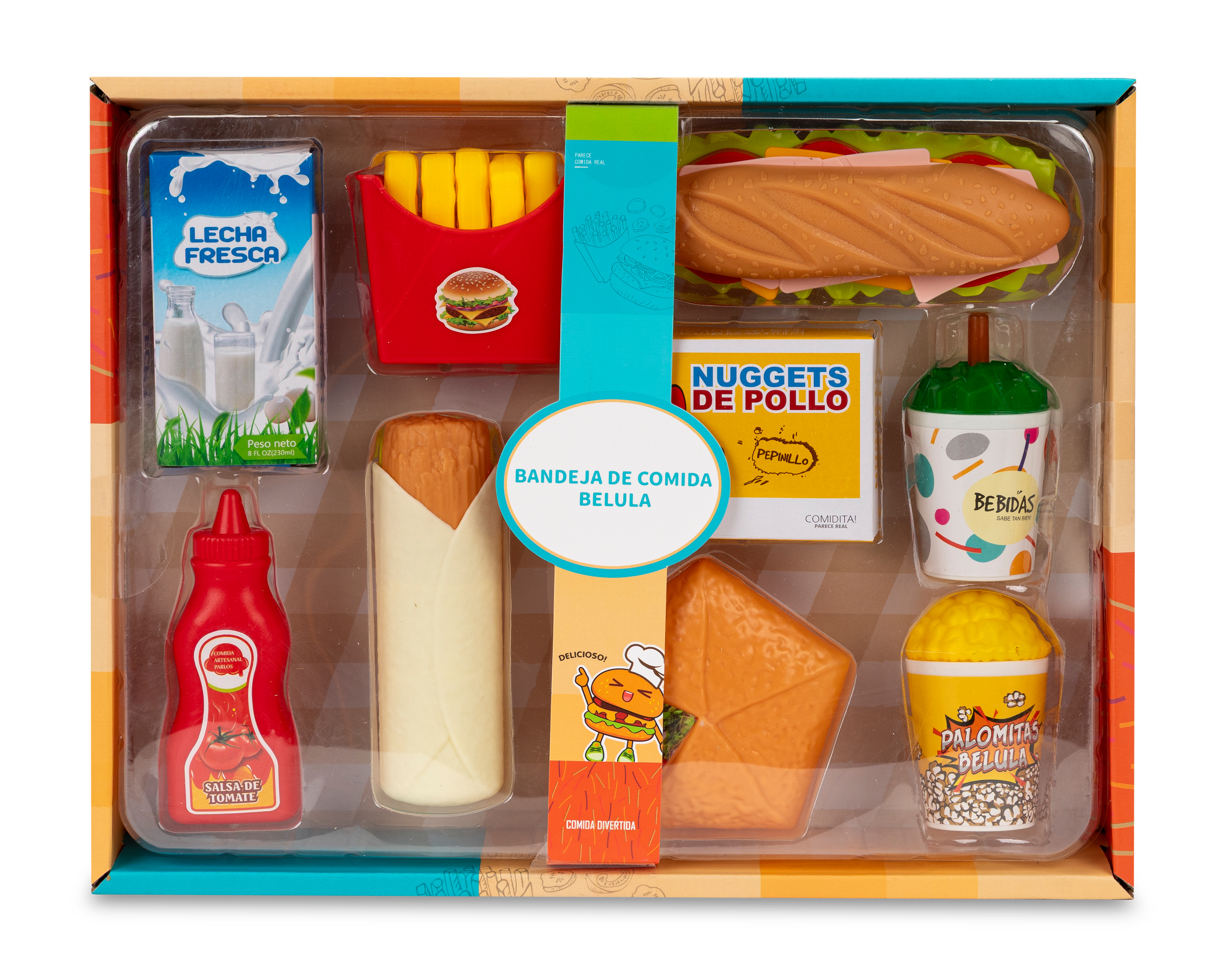 Foto 2 pulgar | Foto 1 | Juego de Comida Belúla 9 Piezas