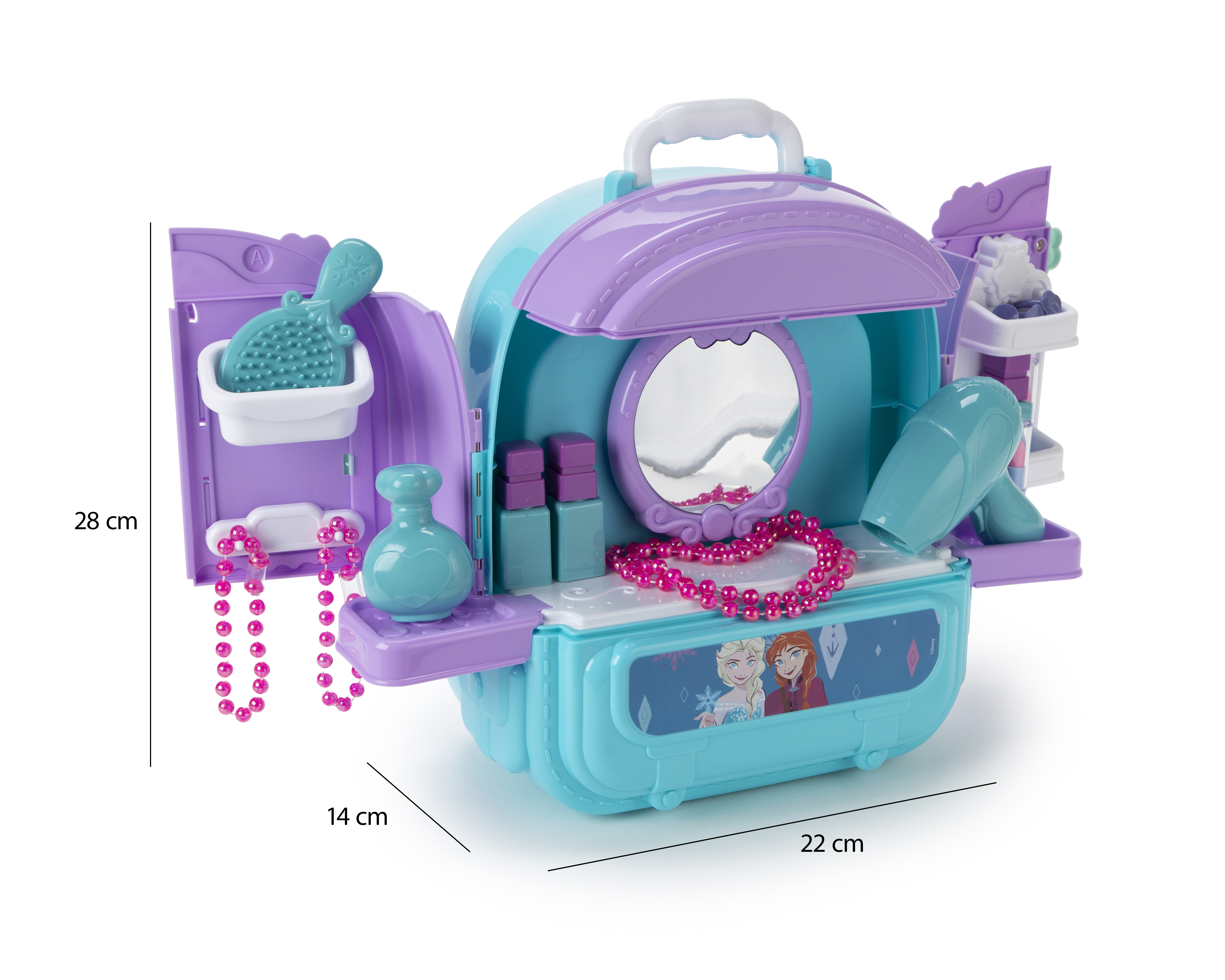 Foto 7 pulgar | Foto 6 | Set Maletín de Belleza Disney Frozen 3 en 1