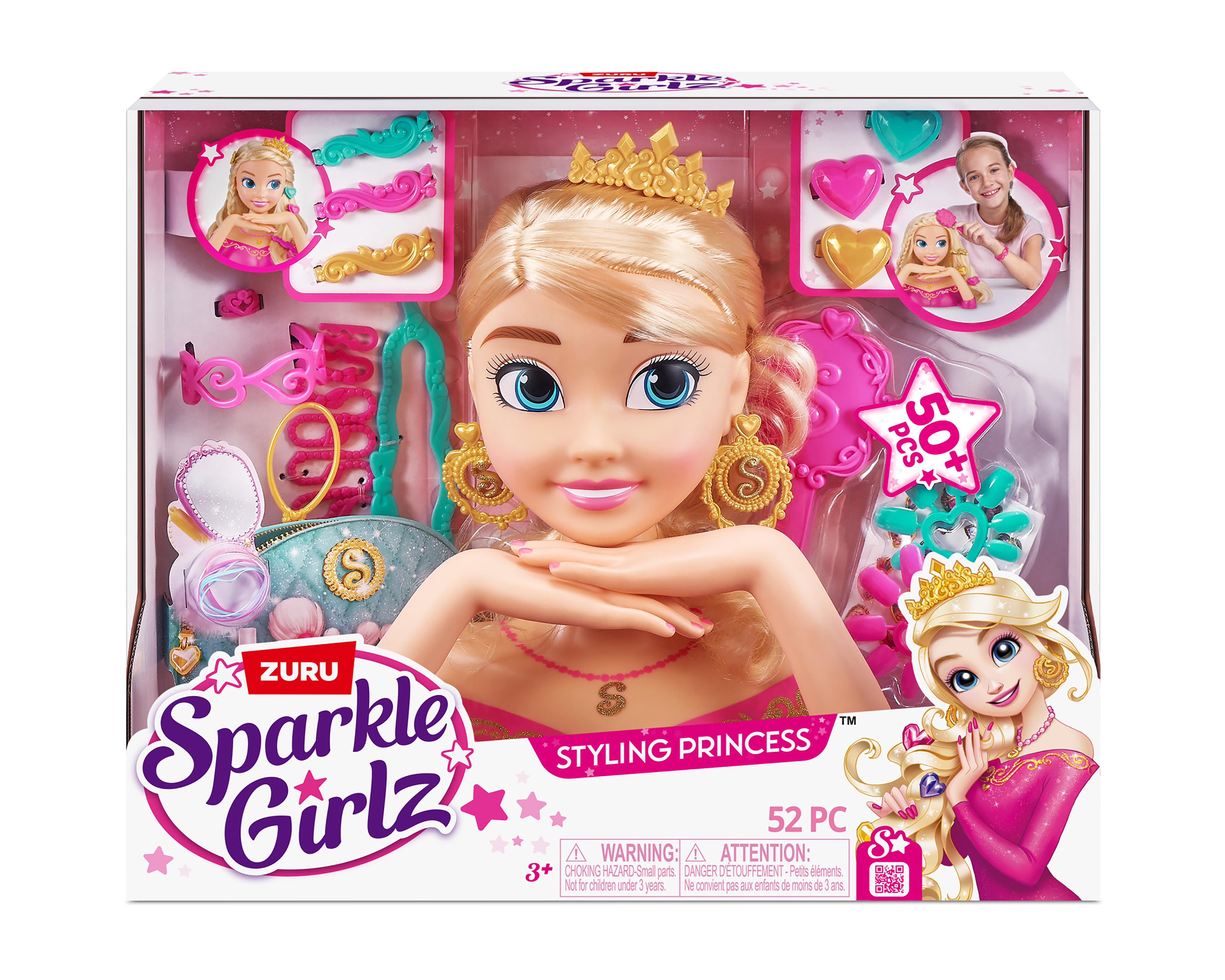 Foto 1 | Foto 1 | Muñeca para Peinar Zuru Sparkle Girlz 52 Piezas