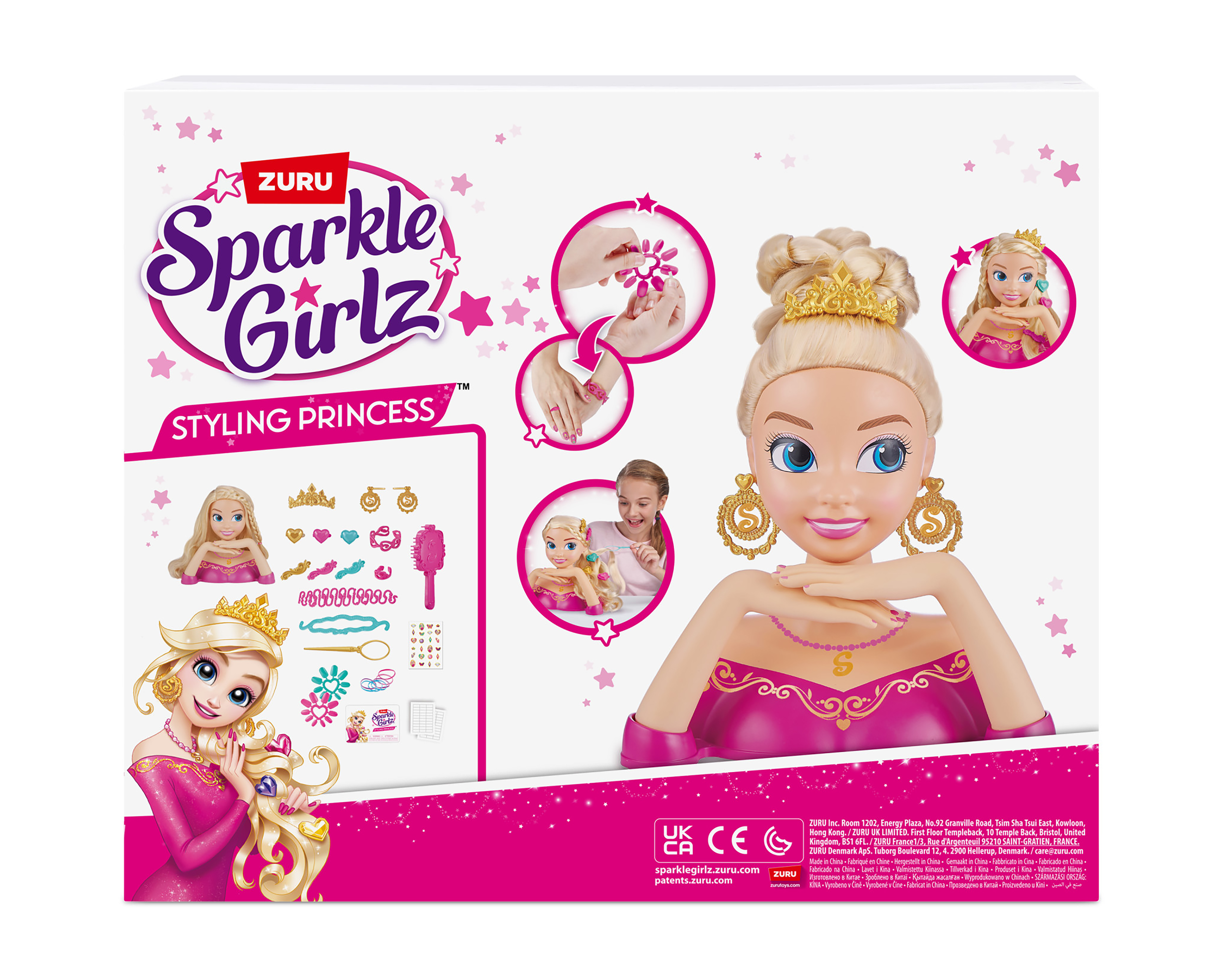 Foto 5 | Foto 5 | Muñeca para Peinar Zuru Sparkle Girlz 52 Piezas