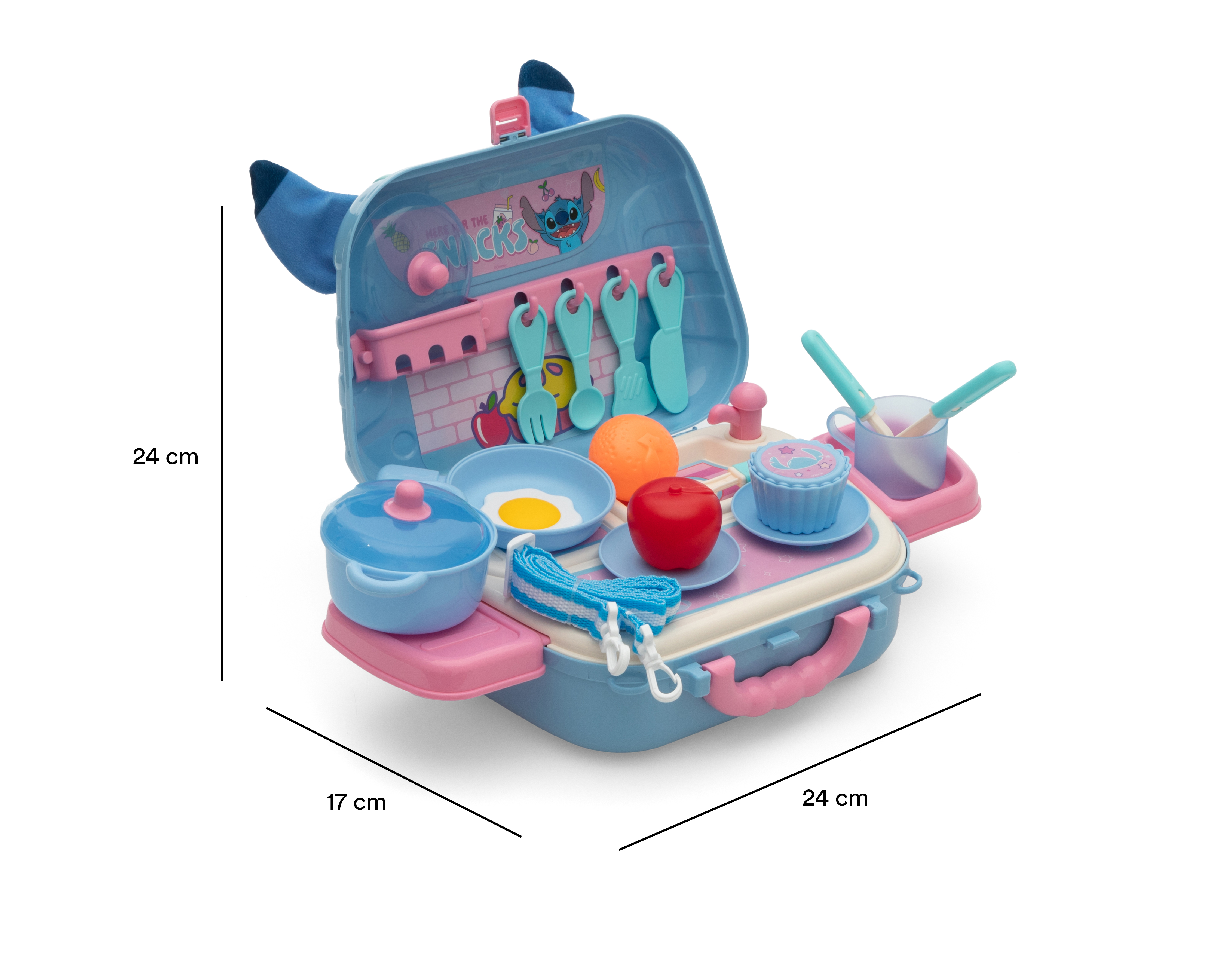 Foto 6 pulgar | Foto 5 | Set de Cocina Disney Stitch 24 Piezas