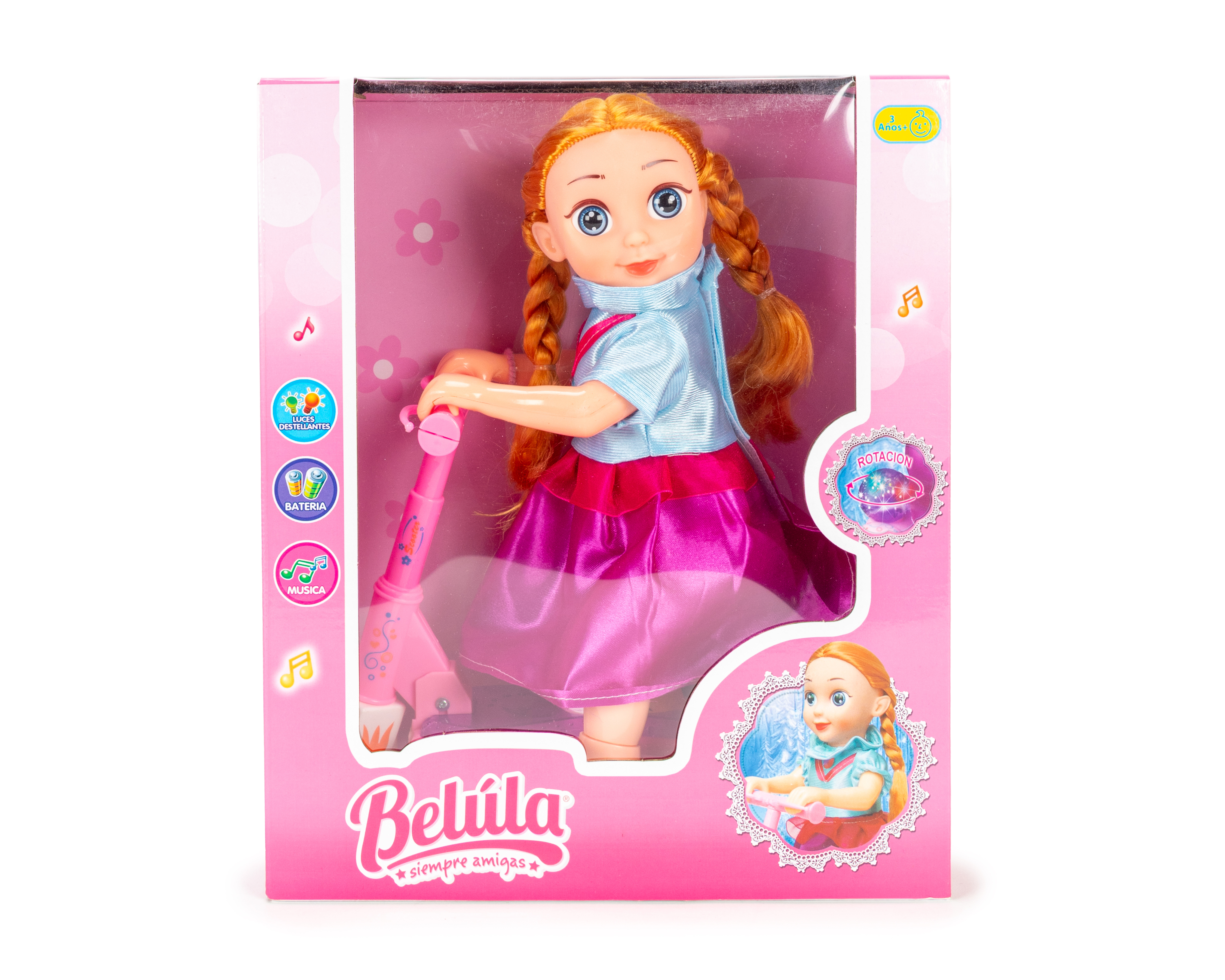 Foto 4 | Foto 4 | Muñeca Belúla con Patín Eléctrico con Luces y Sonido