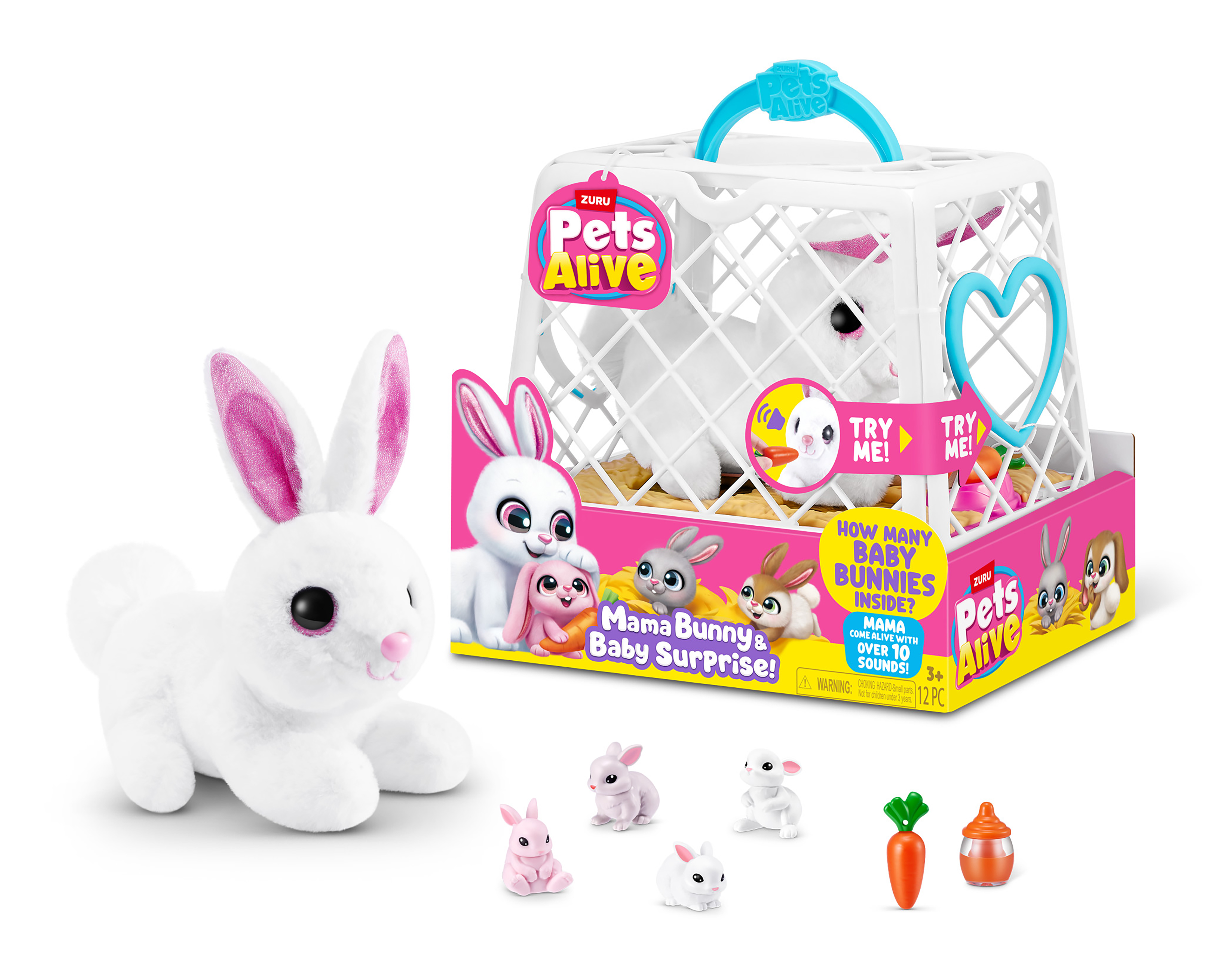 Mama Bunny & Baby Surprise! Zuru Pets Alive