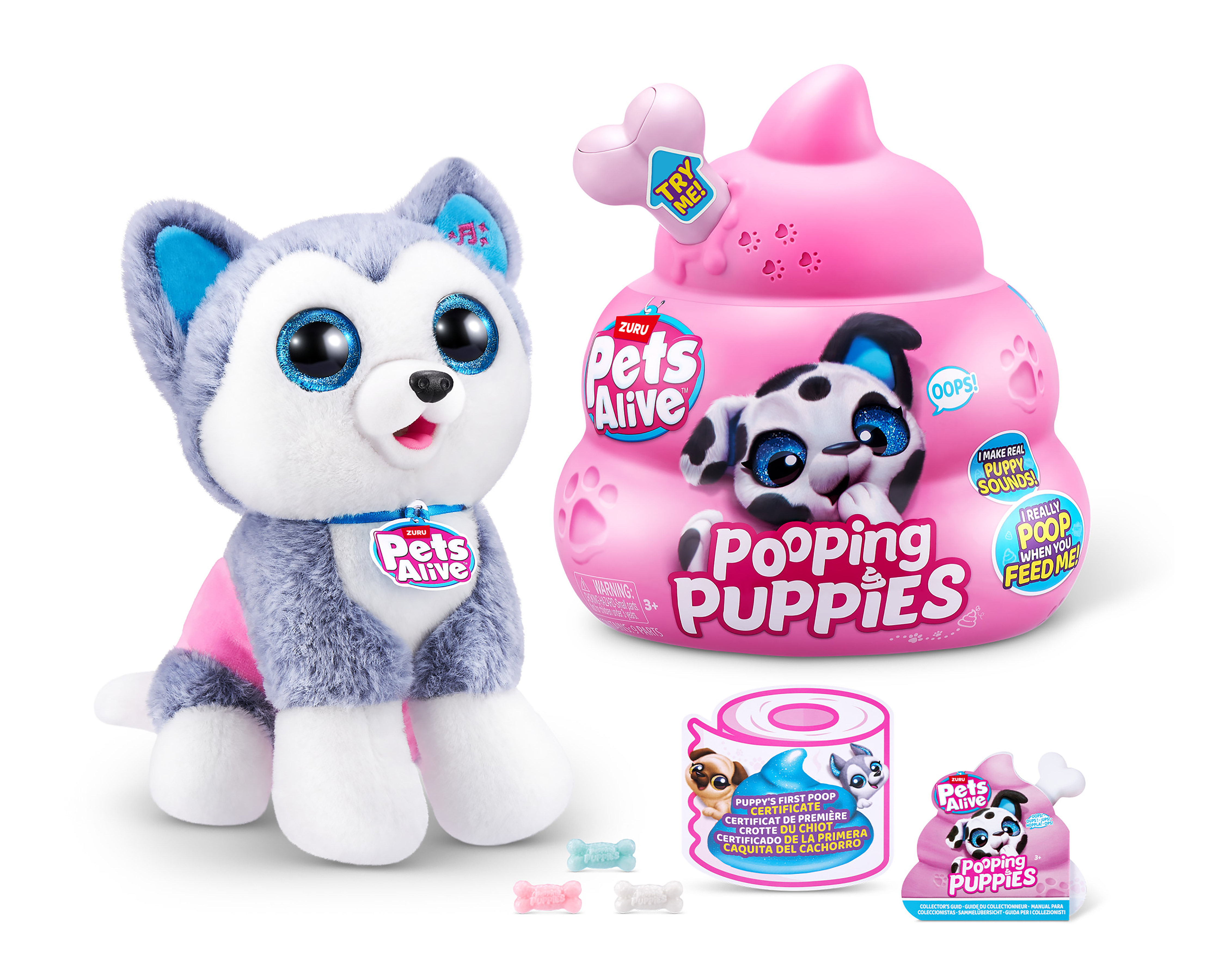 Foto 2 pulgar | Foto 1 | Pooping Puppies Zuru Pets Alive 1 Set al Azar