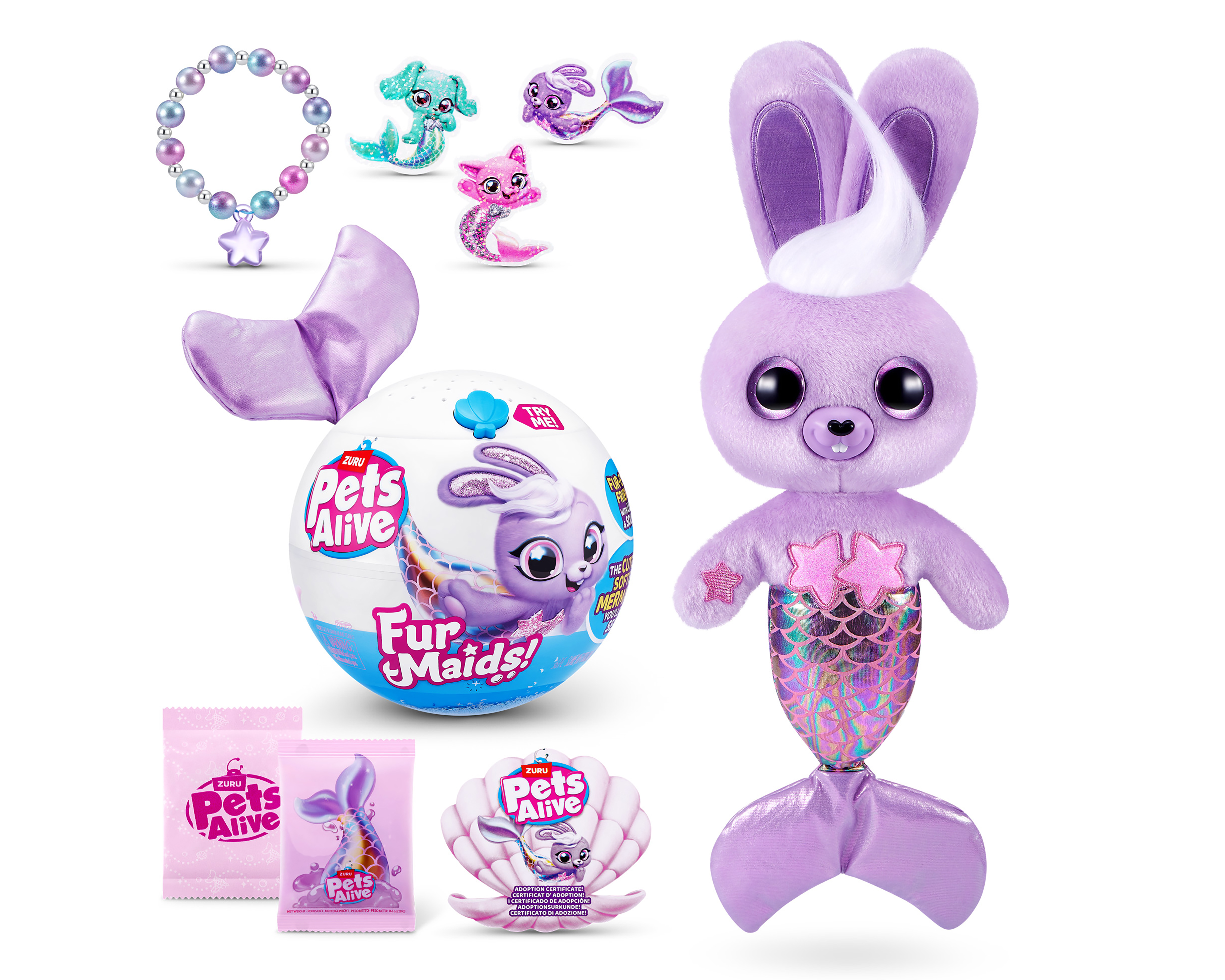 Foto 3 pulgar | Foto 2 | Furmaids! Zuru Pets Alive 1 Set al Azar