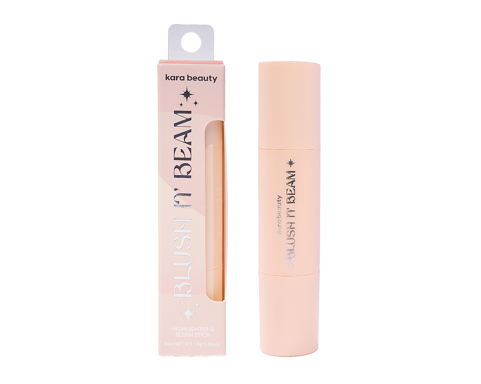 Foto 1 | Foto 1 | Rubor e Iluminador en Barra Kara Beauty Blush N' Beam 14 g