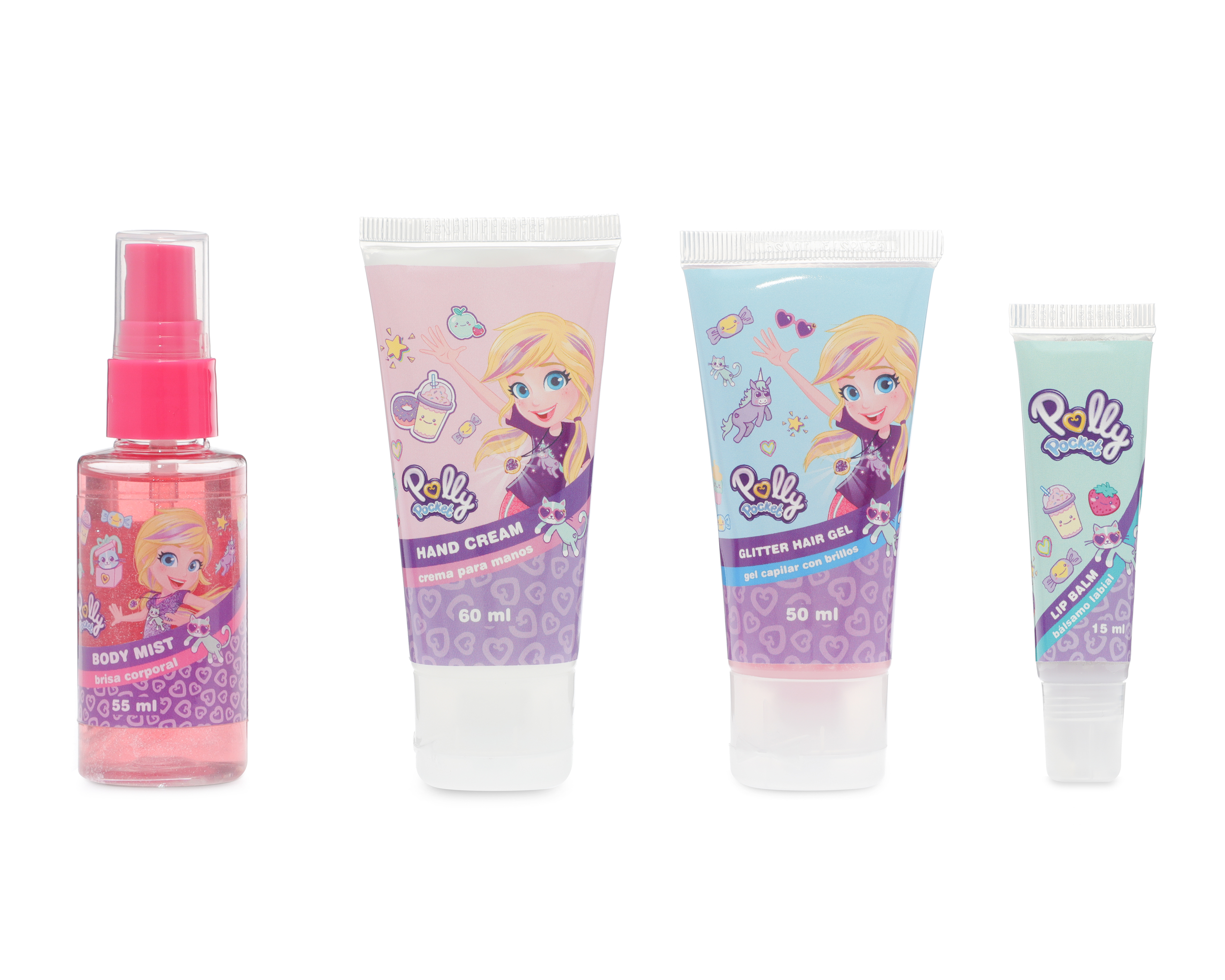 Foto 2 pulgar | Foto 1 | Set de Belleza para Niña Polly Pocket 4 Piezas