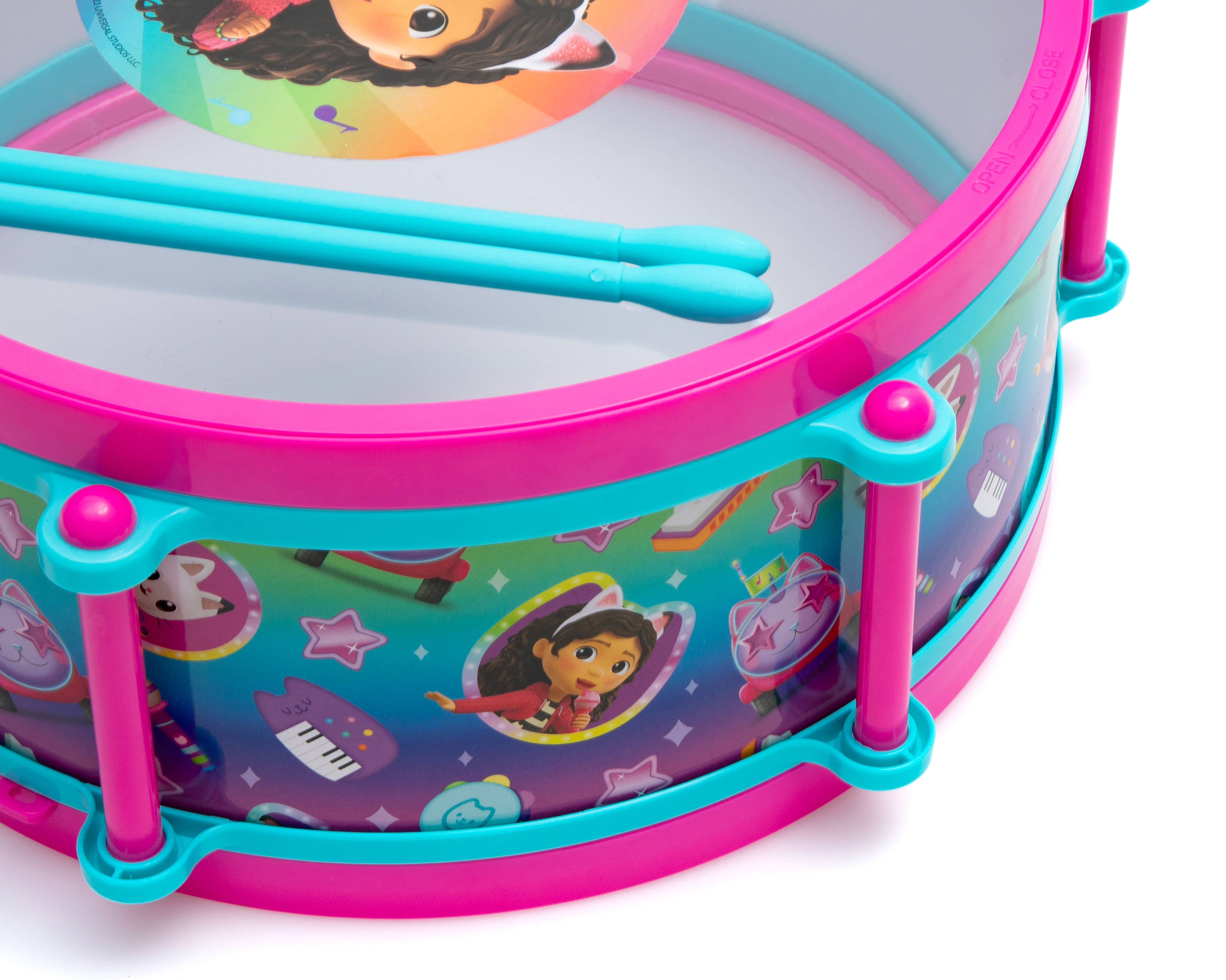 Foto 3 | Foto 3 | Tambor con Instrumentos Gabby's Dollhouse 9 Piezas