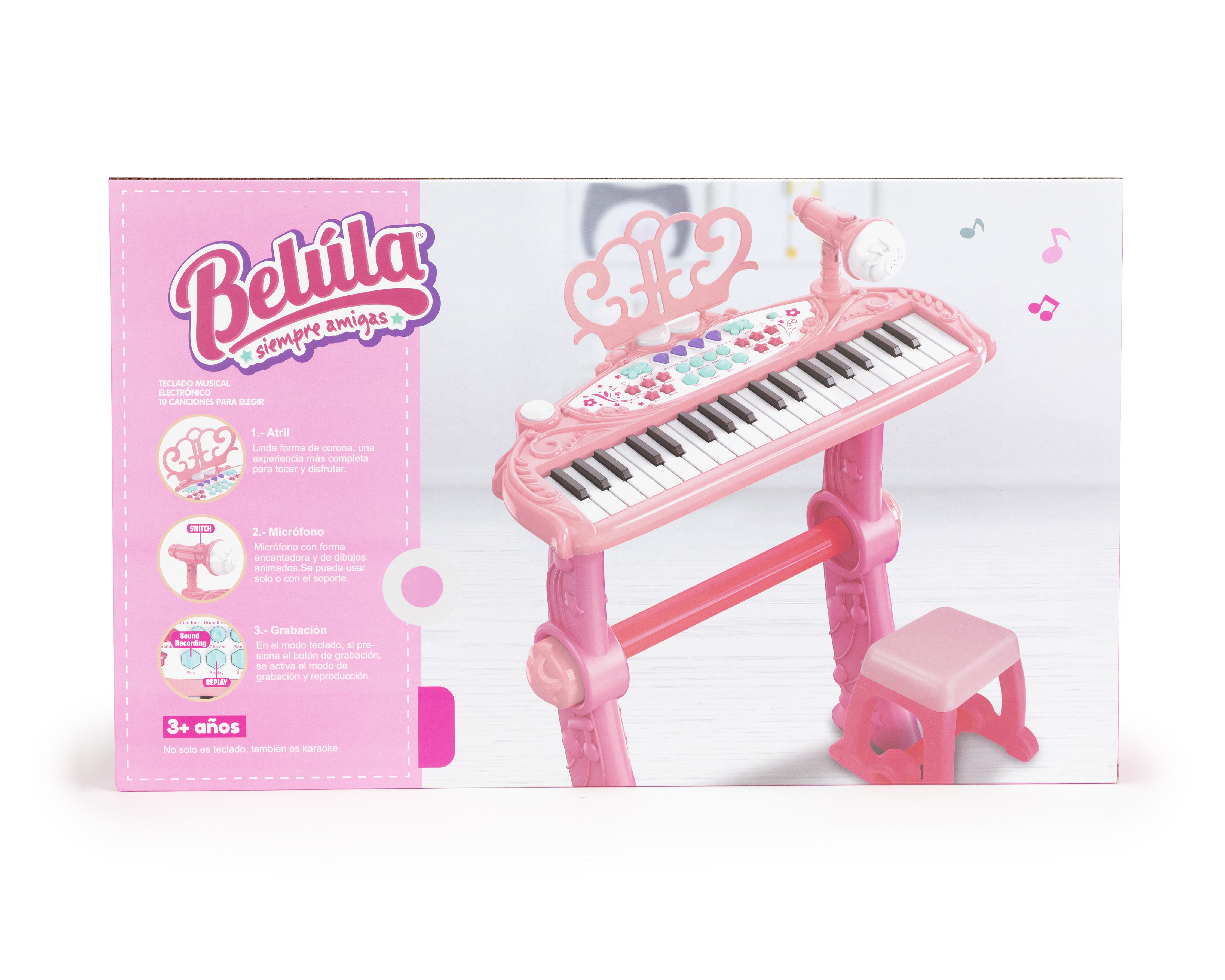 Foto 4 | Foto 4 | Teclado Musical Belúla con Micrónofo