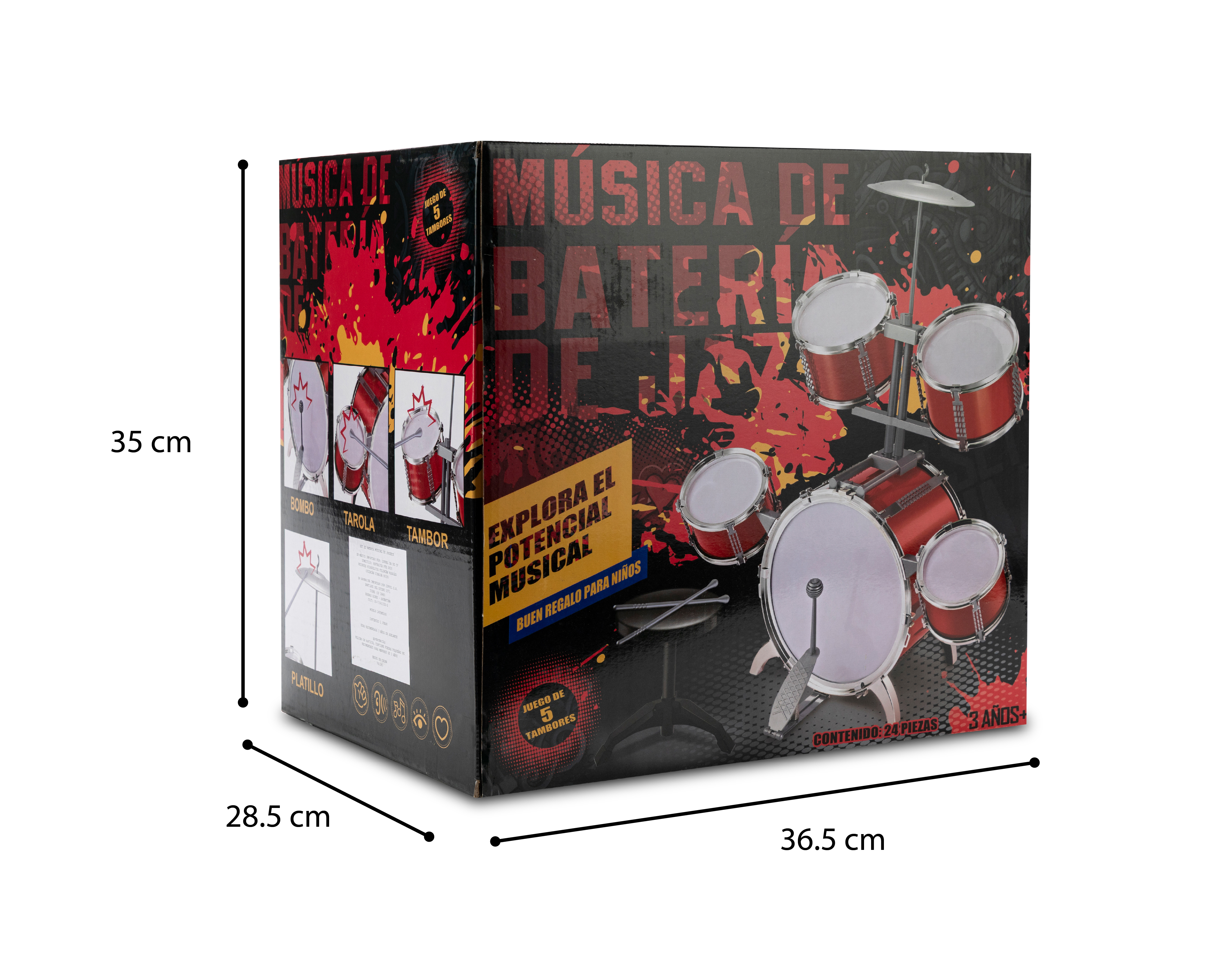 Foto 3 | Foto 3 | Batería de Juguete Funzone 24 Piezas