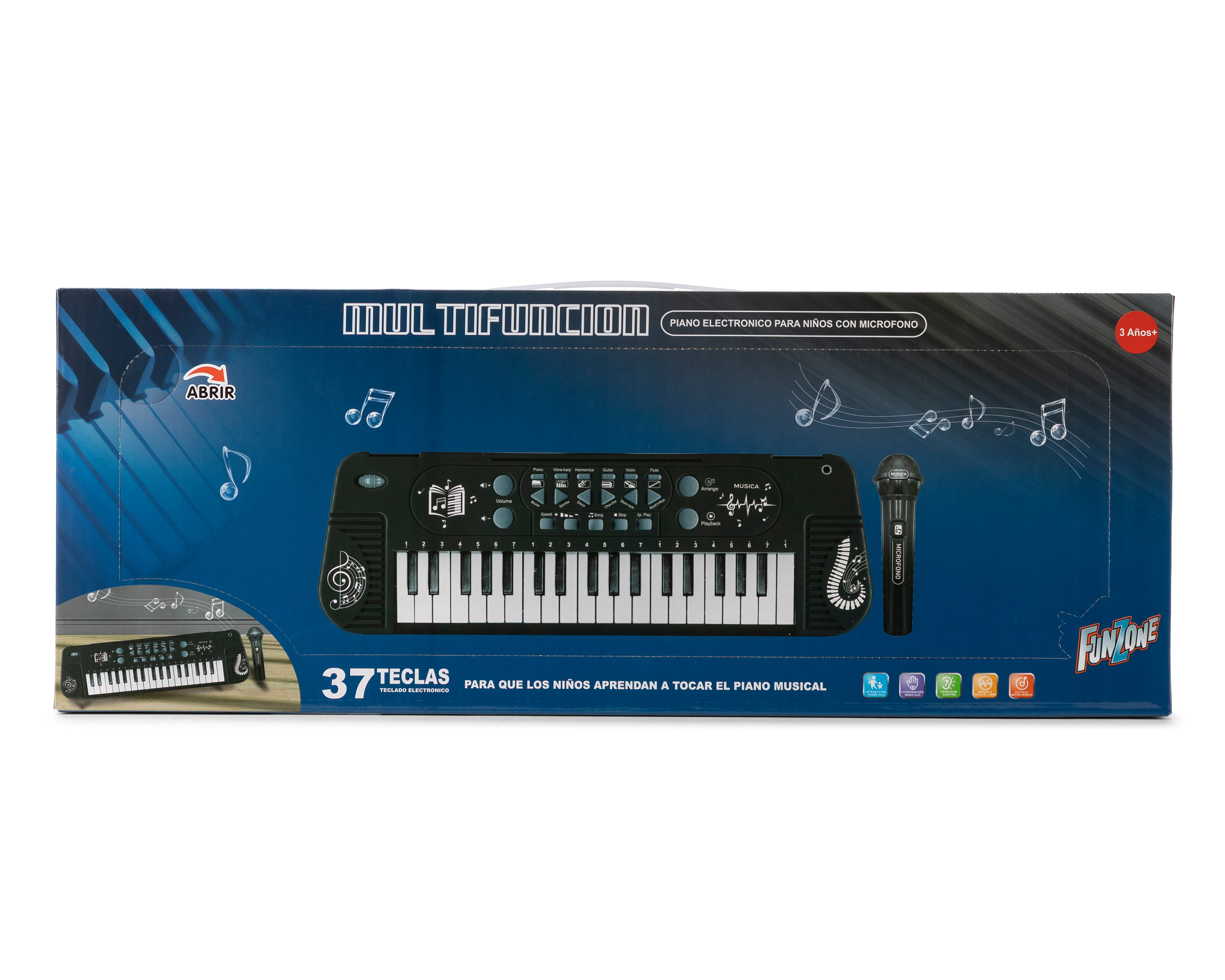 Piano Electrónico Funzone Multifunción 37 Teclas