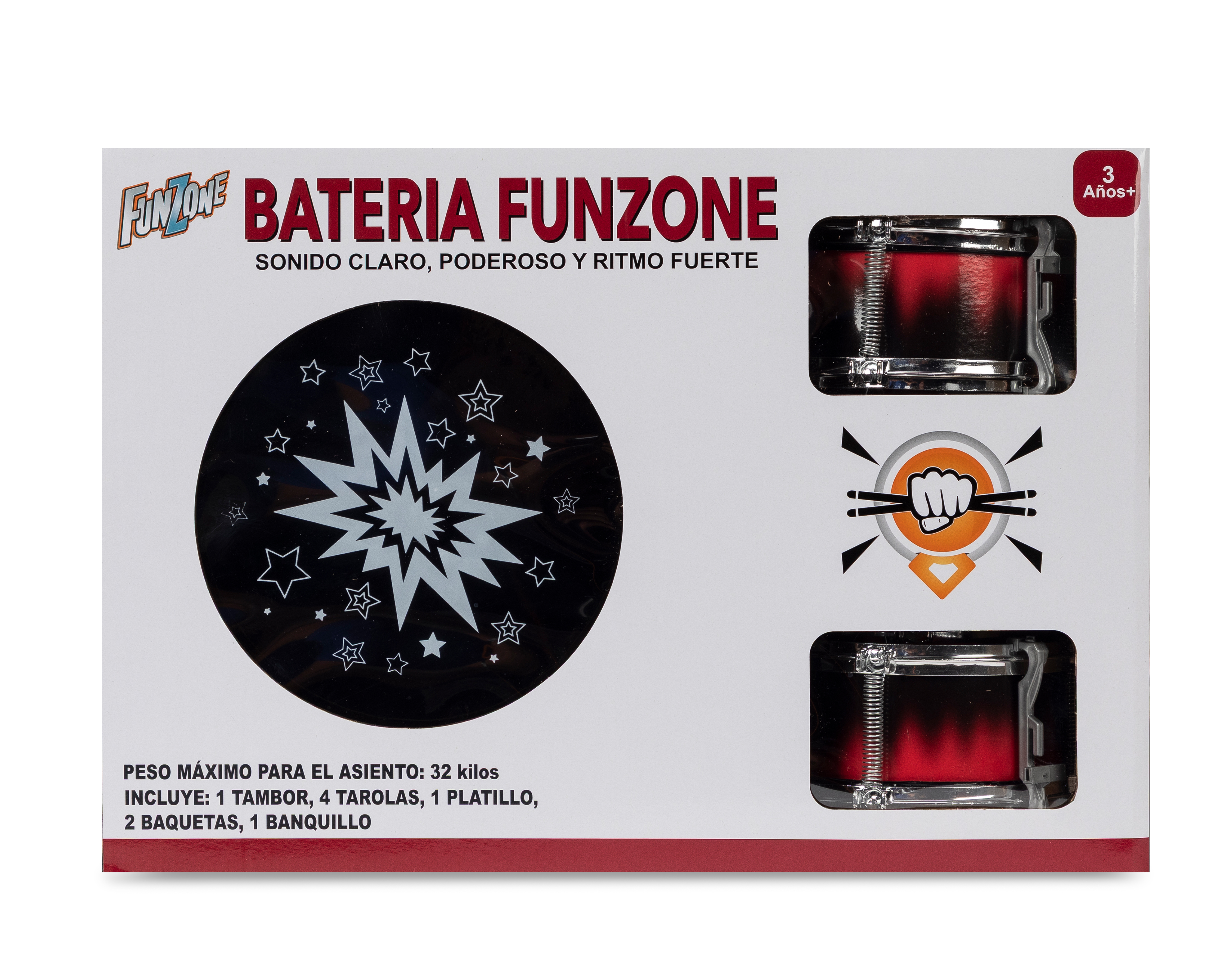 Foto 5 pulgar | Foto 4 | Batería Infantil Funzone con Accesorios