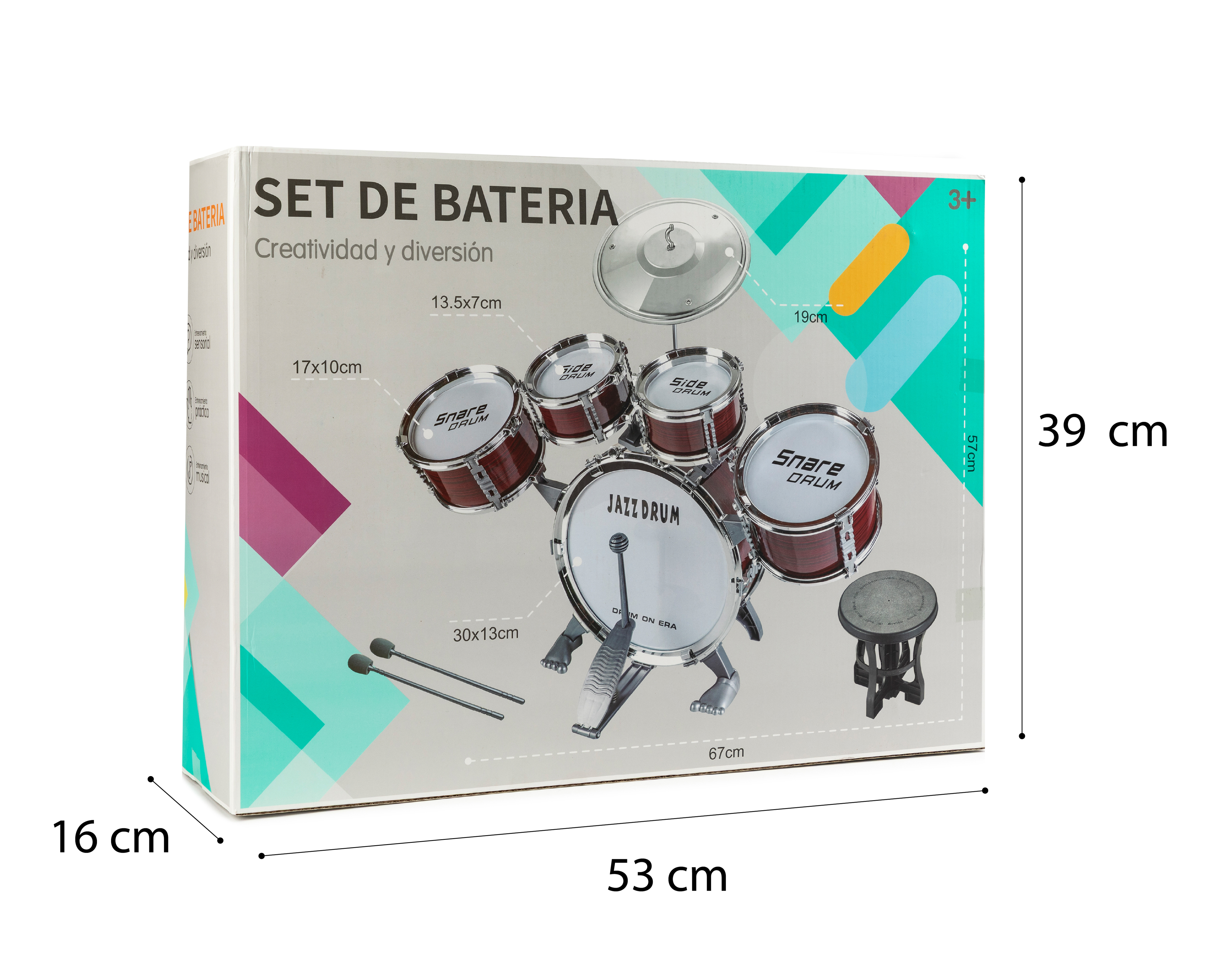 Foto 3 | Foto 3 | Batería Musical Funzone 4 Piezas