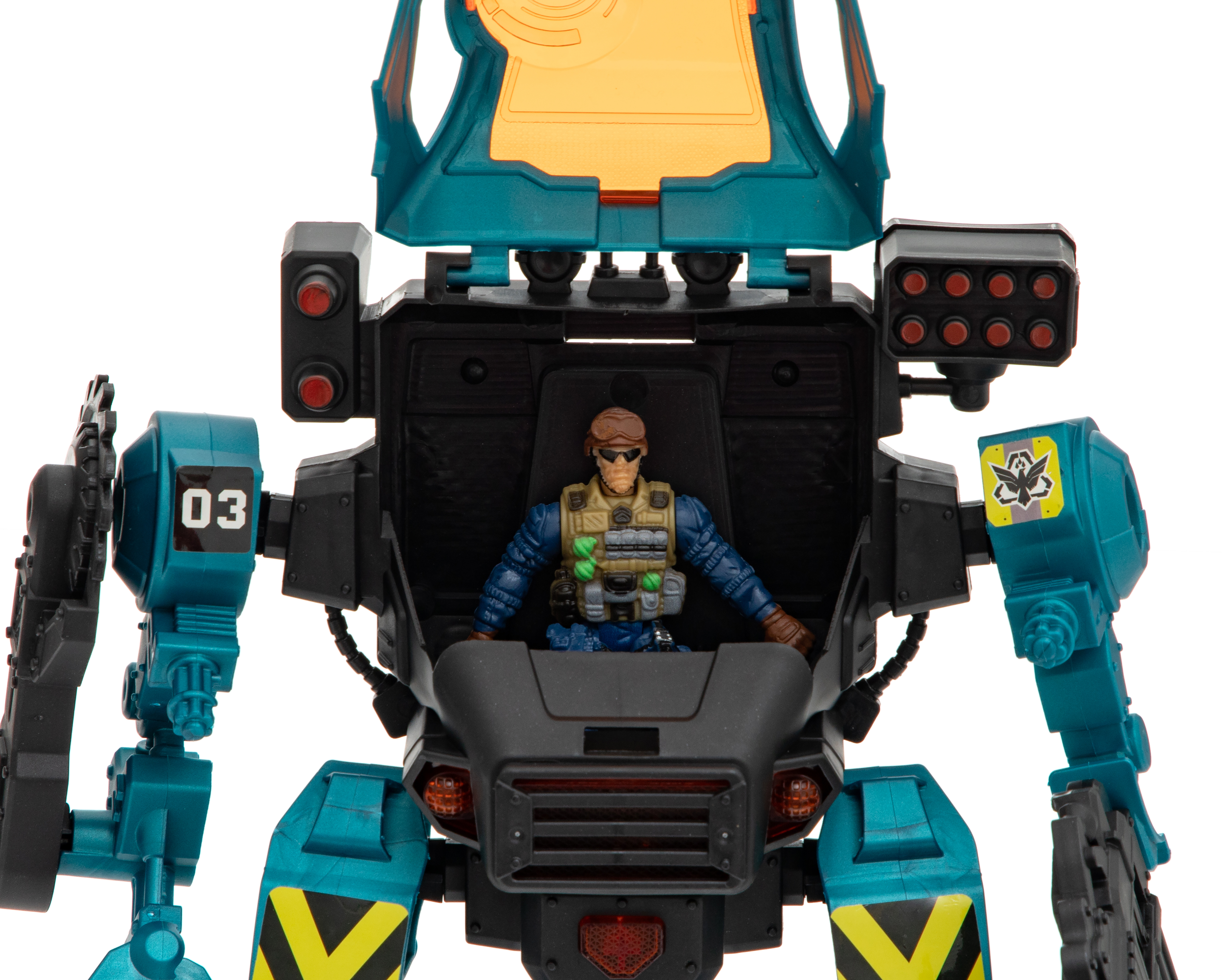 Foto 3 pulgar | Foto 2 | Robot Vehículo de Combate Funzone con Luz y Sonido