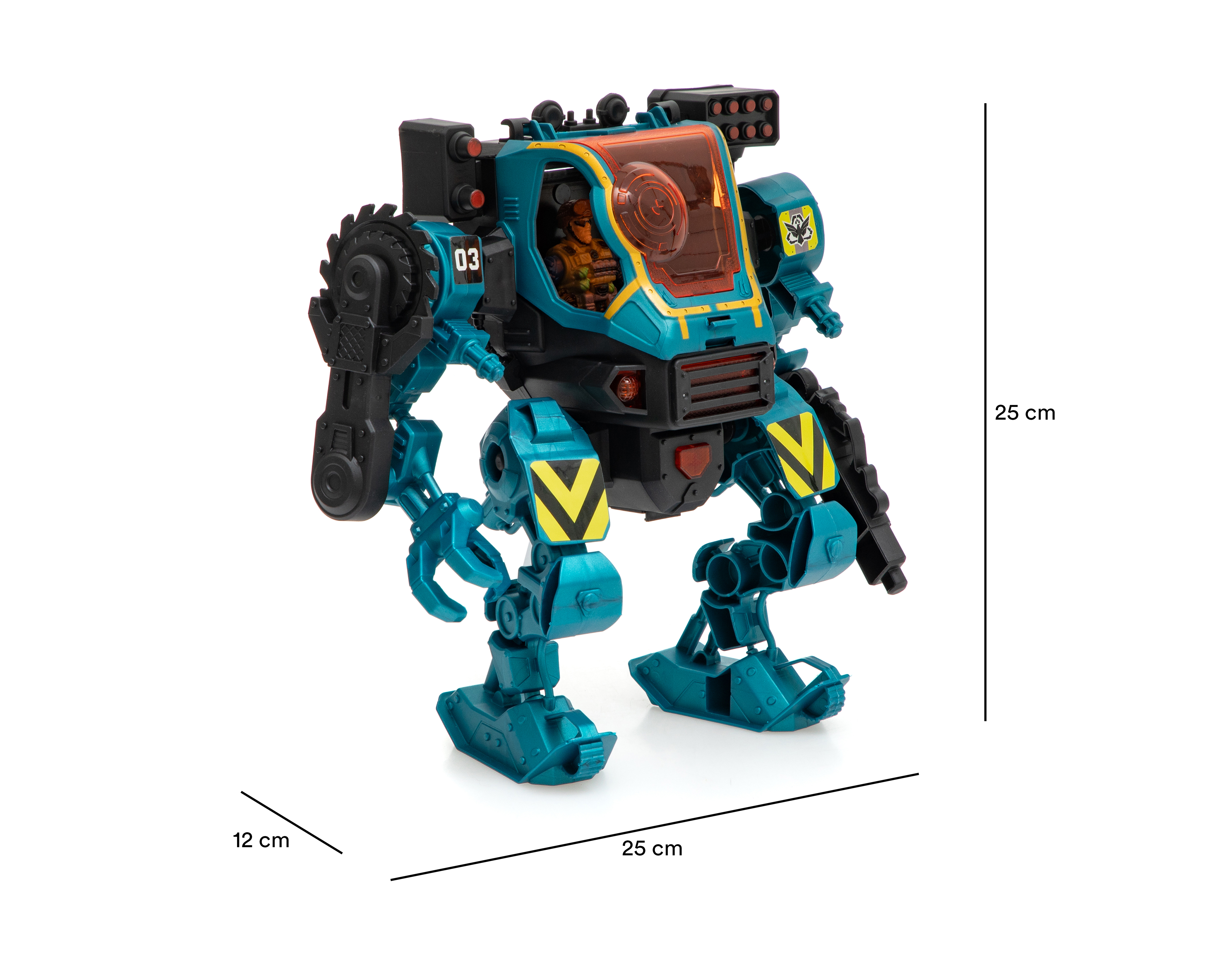 Foto 6 pulgar | Foto 5 | Robot Vehículo de Combate Funzone con Luz y Sonido