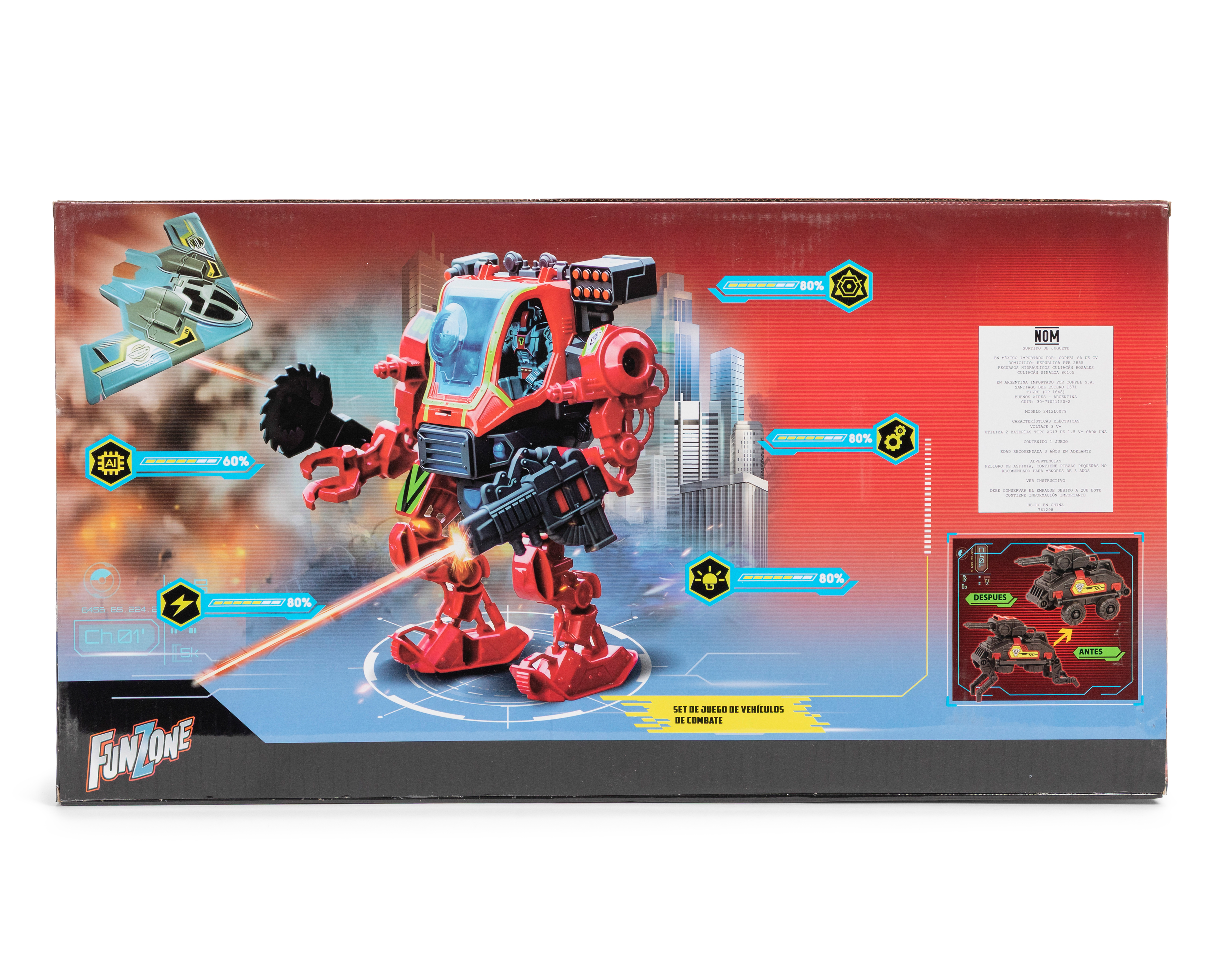 Foto 5 | Foto 5 | Vehículos de Combate Funzone con Figuras de Acción
