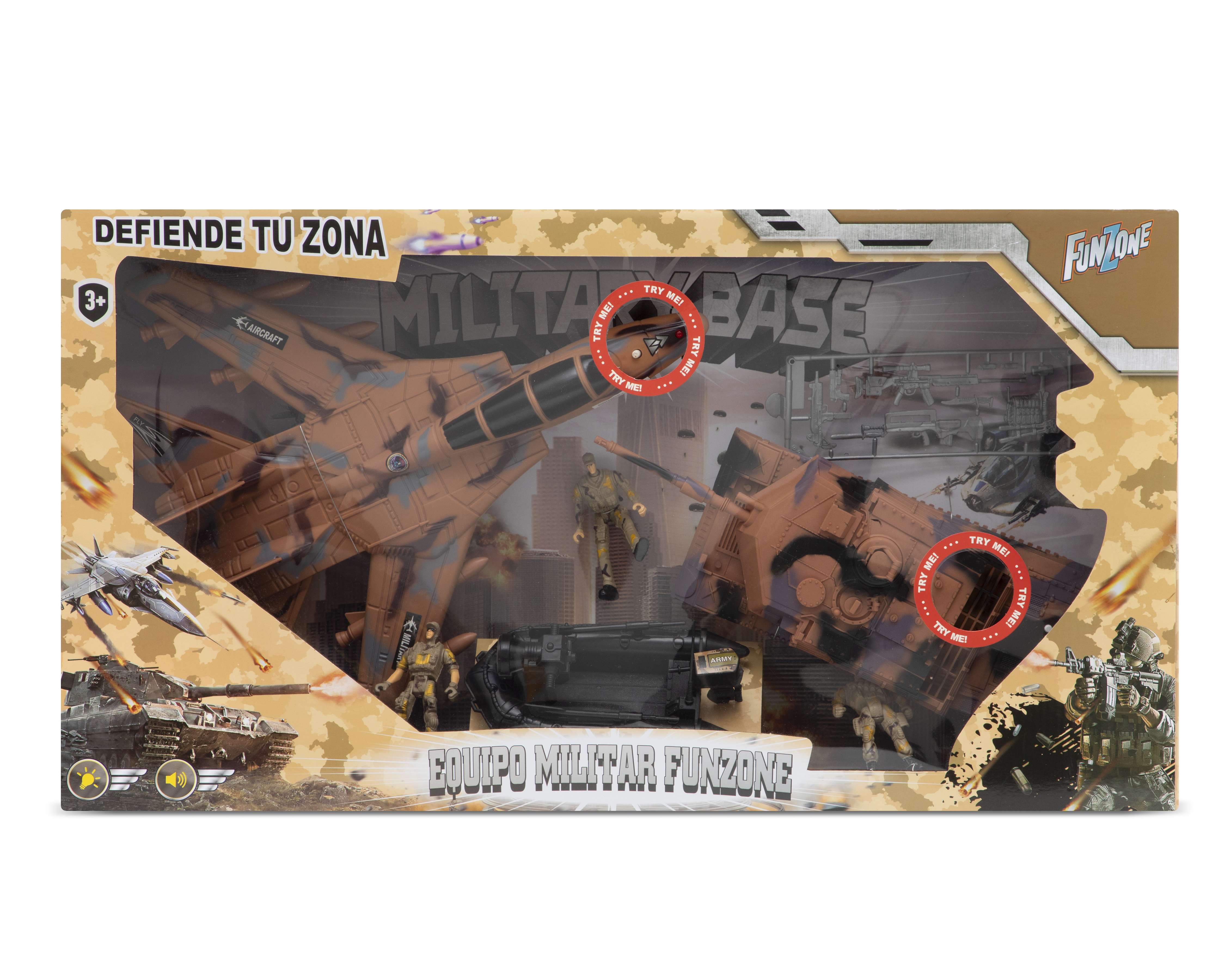 Foto 5 pulgar | Foto 4 | Juego de Equipo Militar Funzone con Sonido