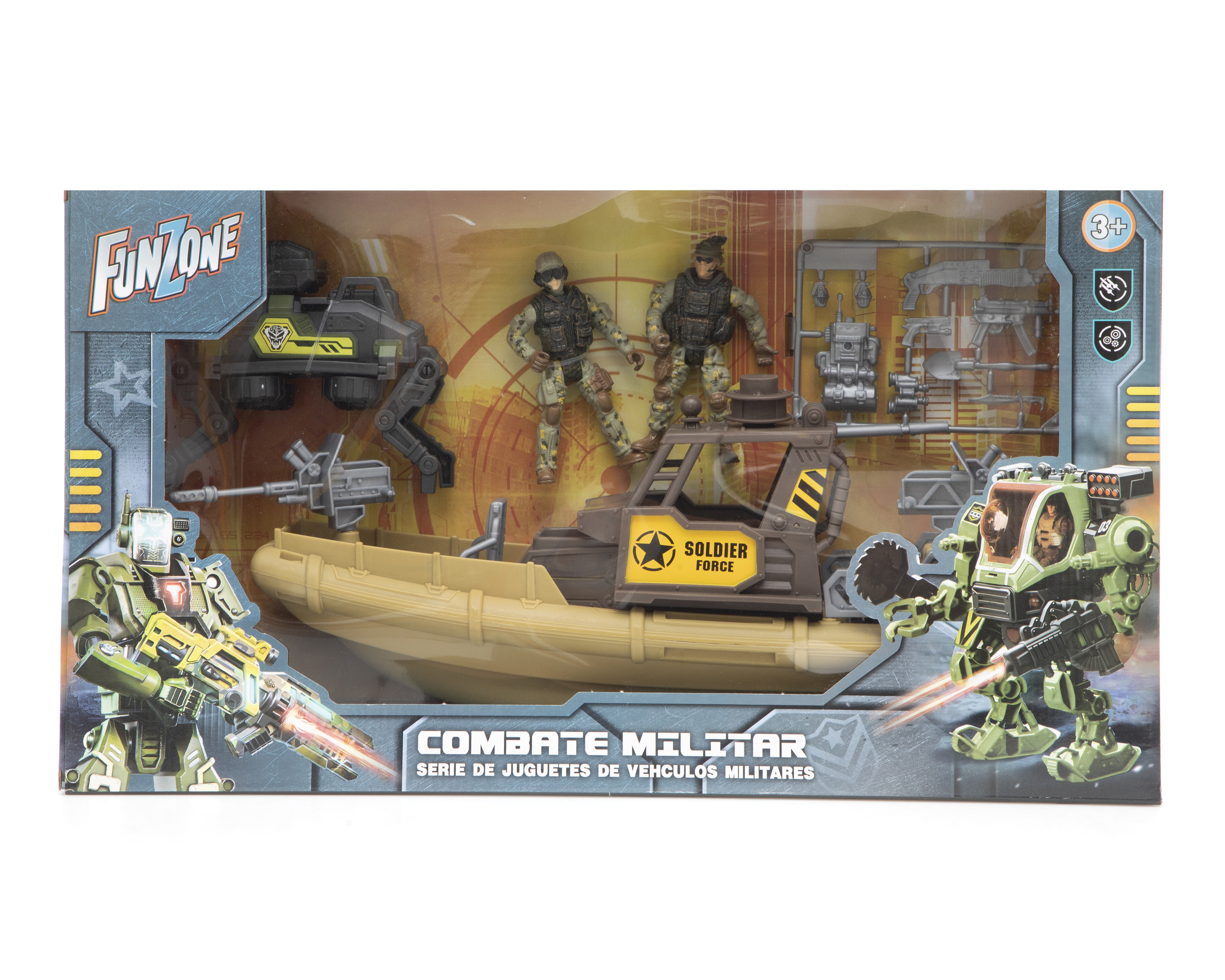 Foto 3 | Foto 3 | Set de Juego Combate Militar Funzone con Accesorios