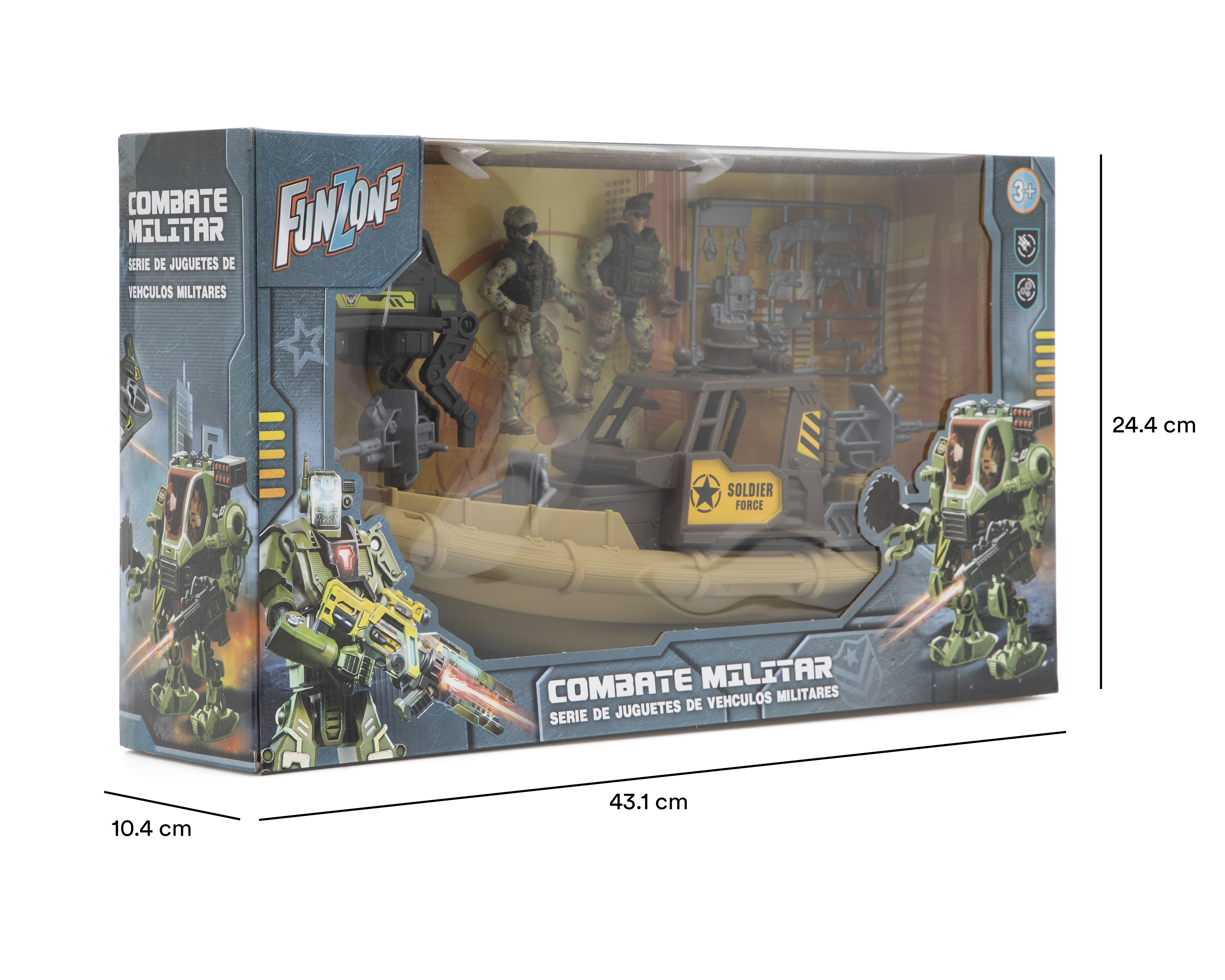 Foto 4 | Foto 4 | Set de Juego Combate Militar Funzone con Accesorios