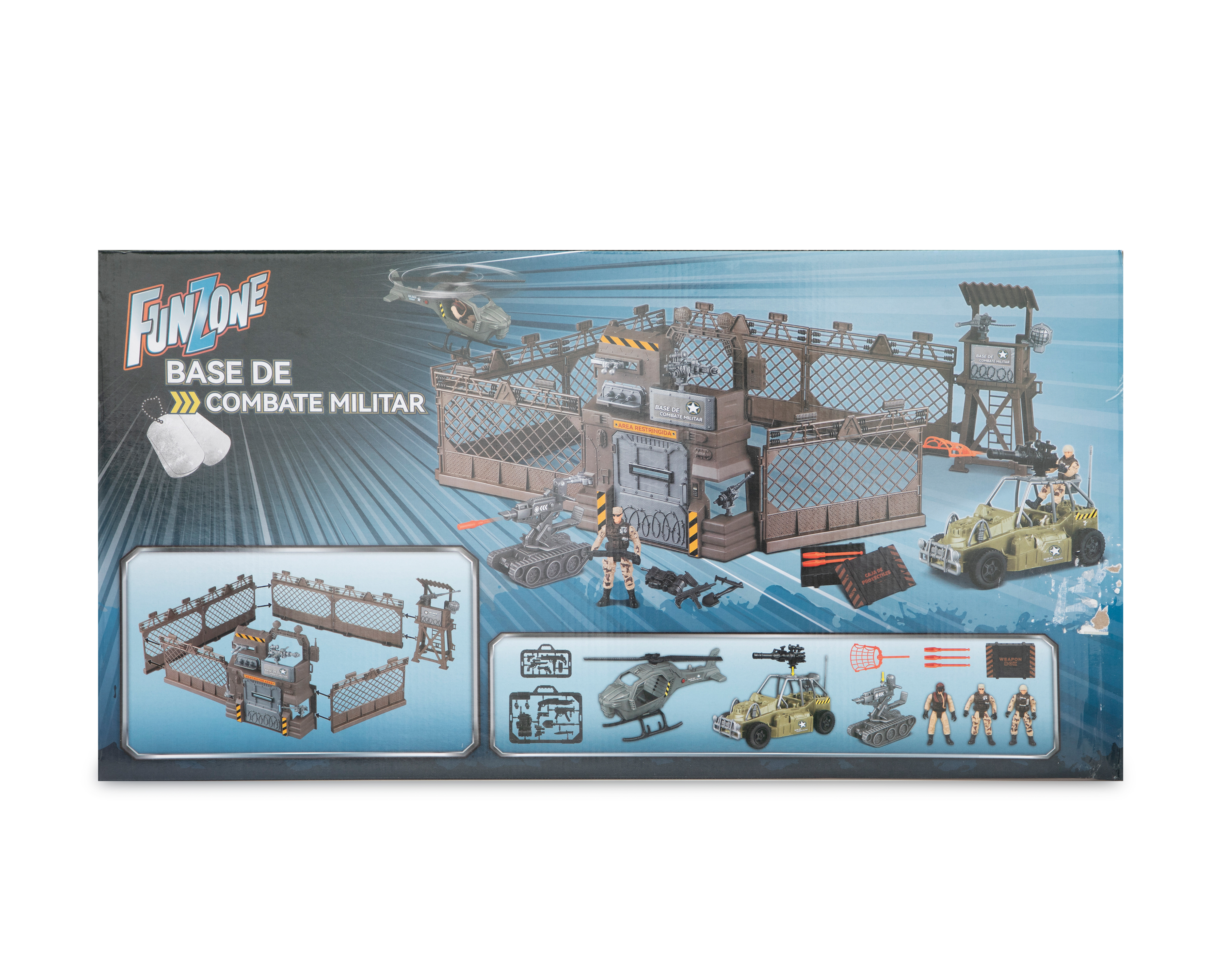 Foto 3 pulgar | Foto 2 | Juego Base de Combate Militar Funzone con Luces y Sonido