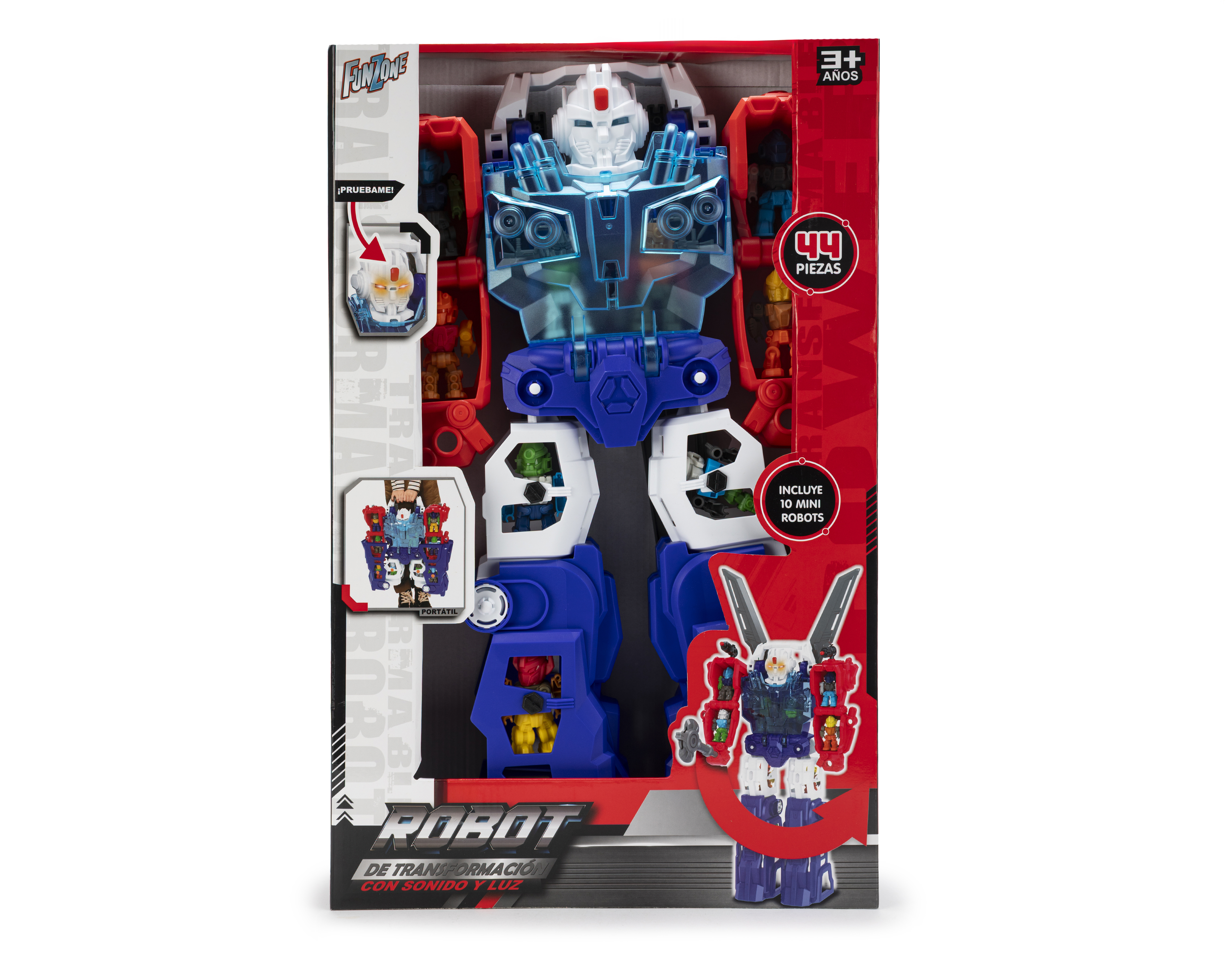 Foto 4 pulgar | Foto 3 | Robot de Transformación Funzone con Accesorios