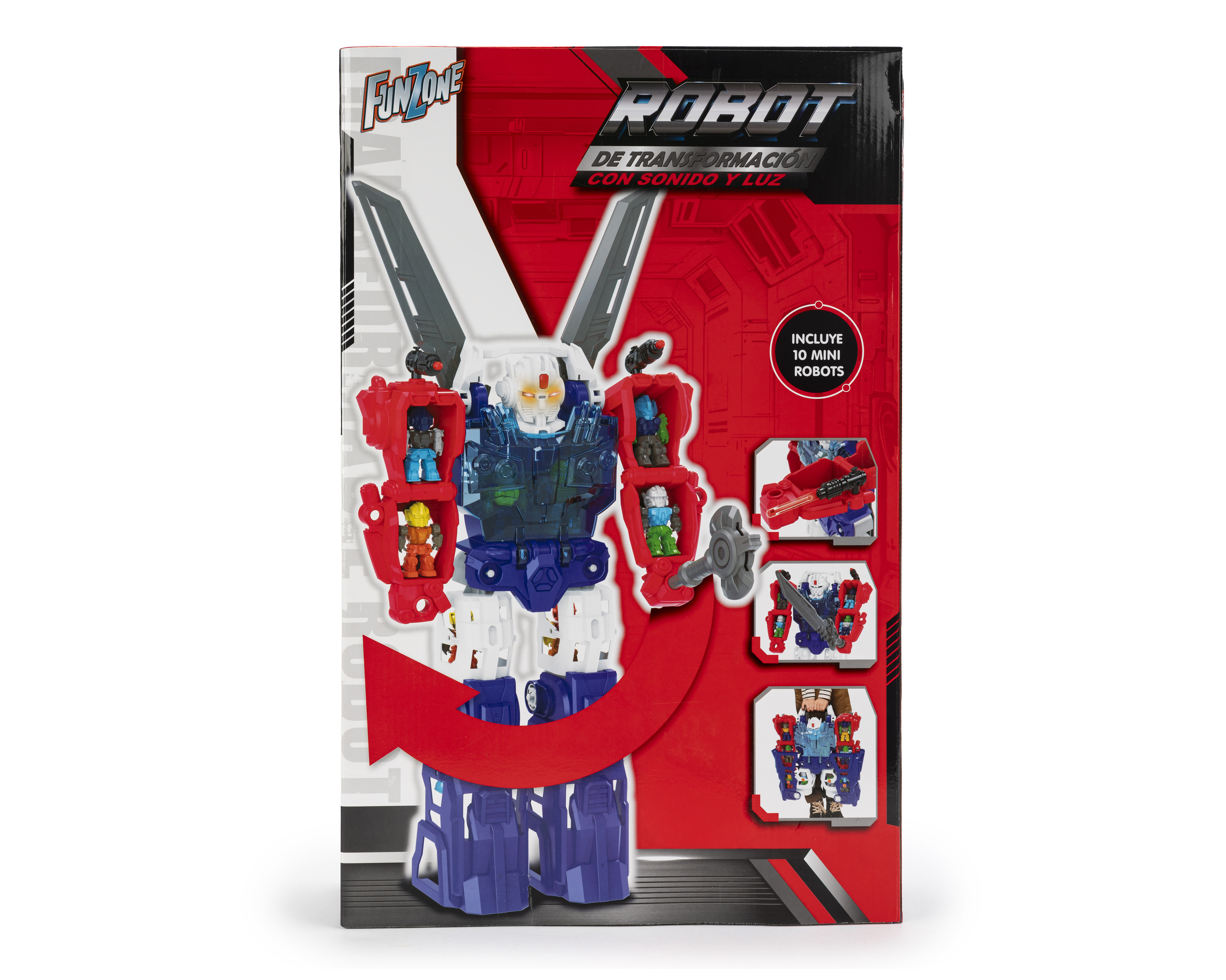 Foto 5 pulgar | Foto 4 | Robot de Transformación Funzone con Accesorios