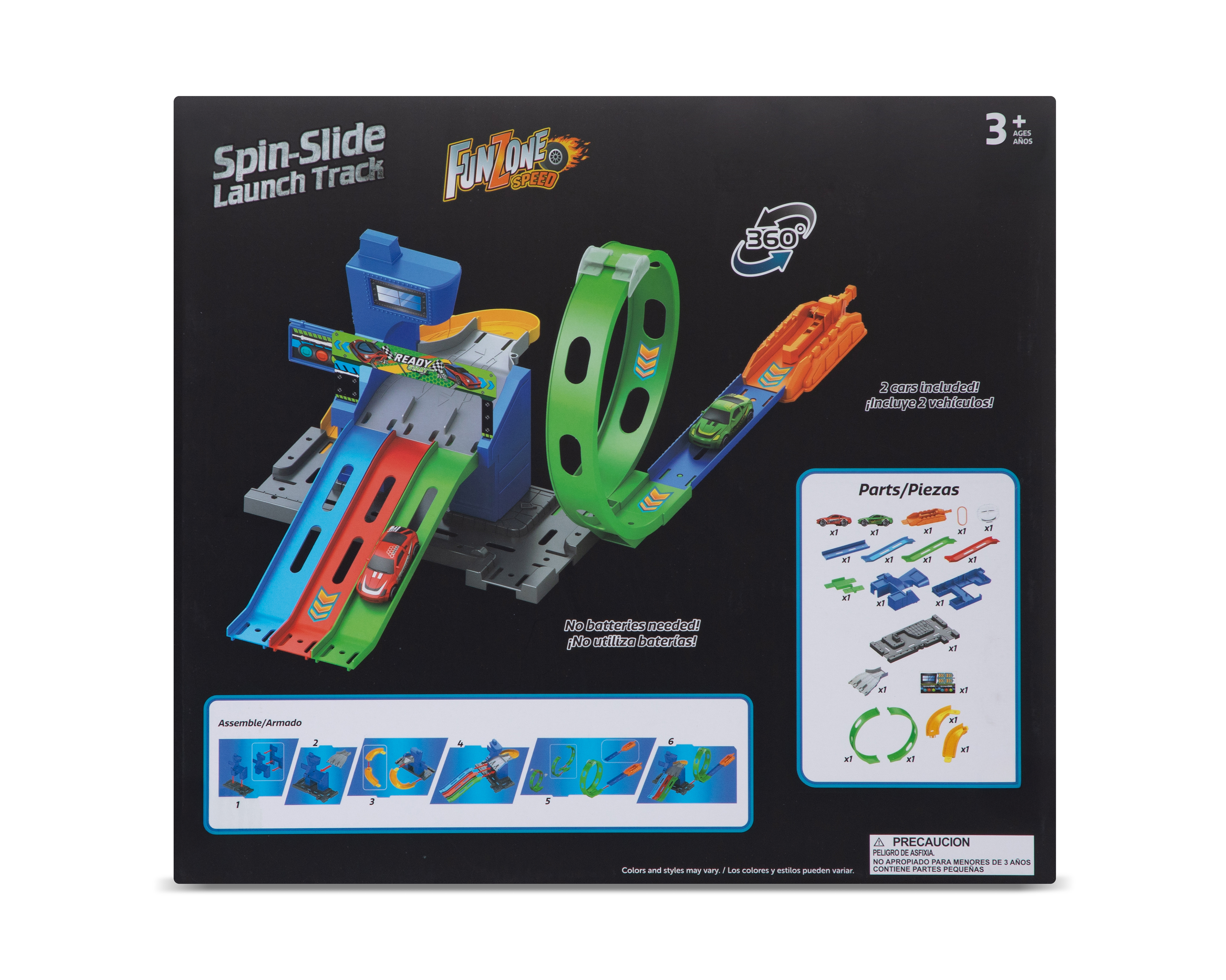 Foto 2 | Foto 2 | Autopista Spin-Slide Launch Track Funzone con 2 Vehículos
