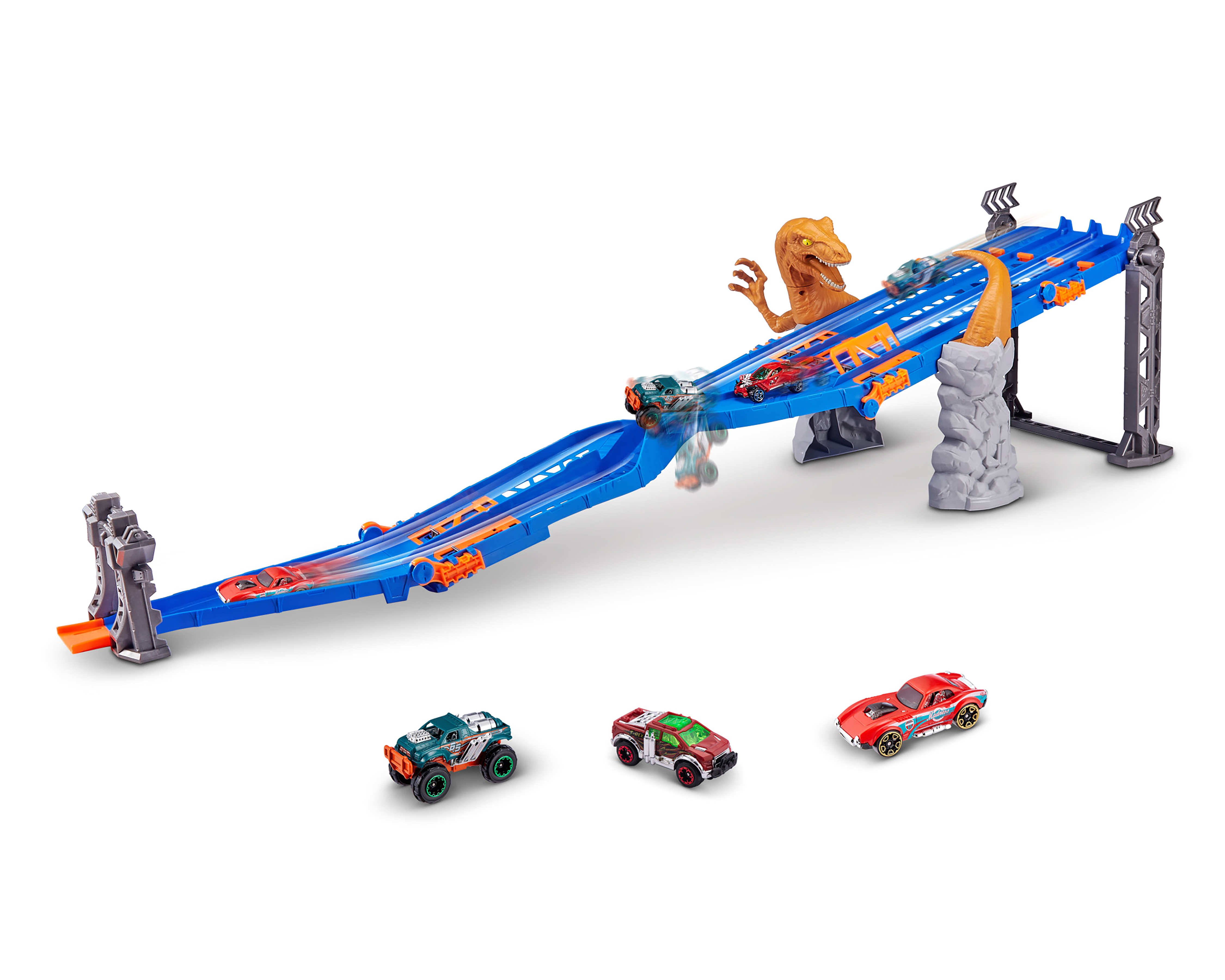 Pista de Carreras Zuru Metal Machines 4-Lane Raptor Attack