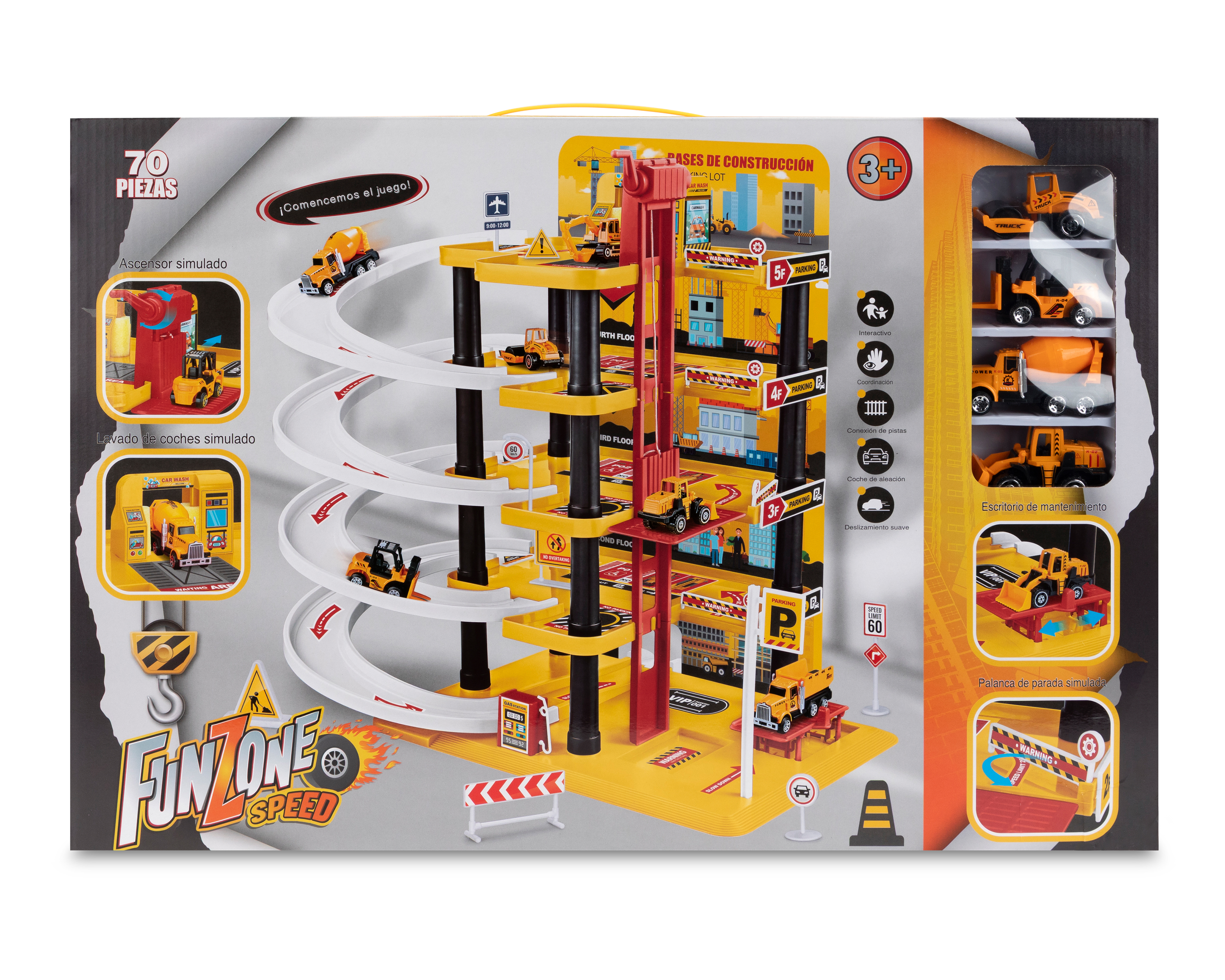 Pista de Carreras Funzone Speed 70 Piezas