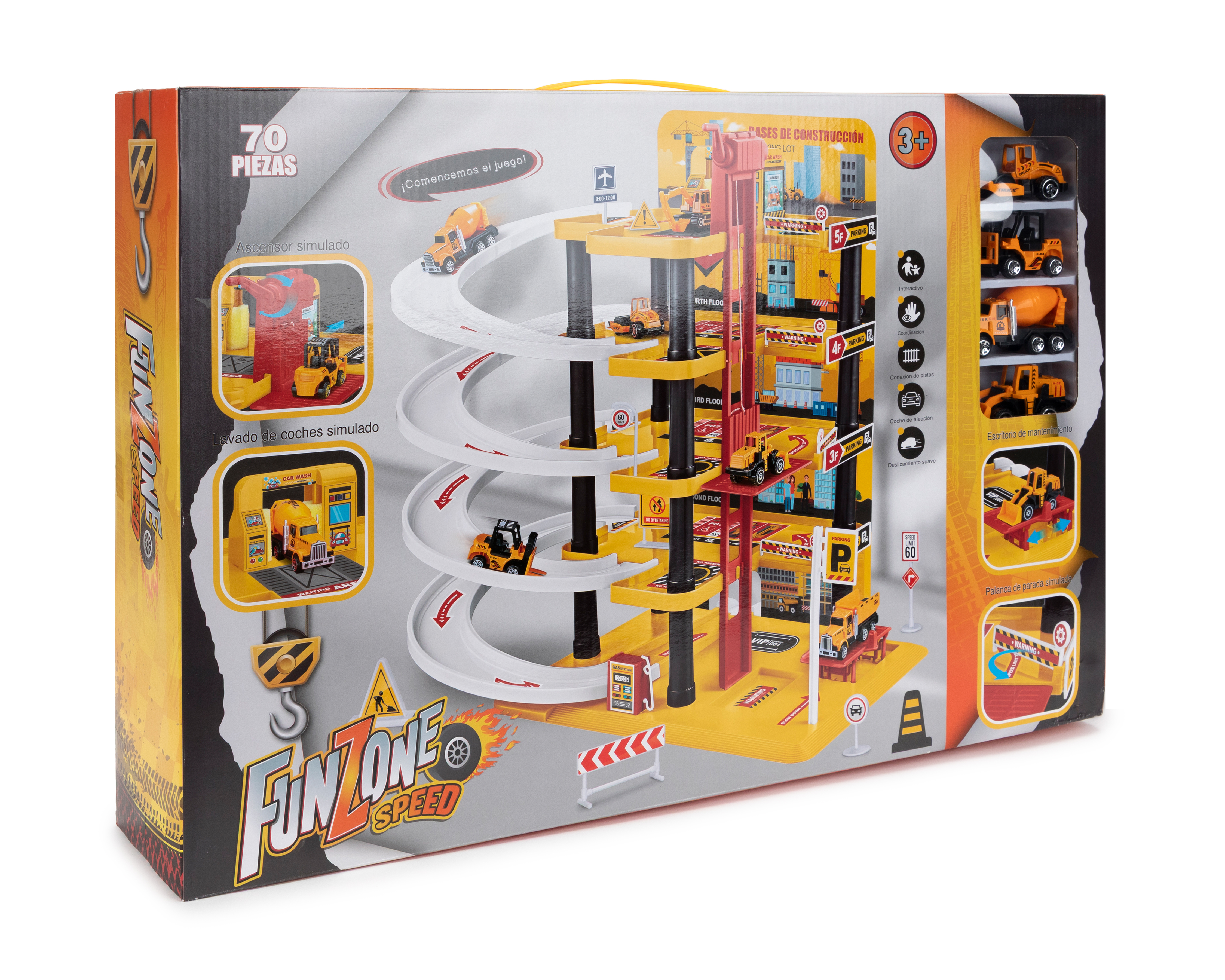 Foto 4 pulgar | Foto 3 | Pista de Carreras Funzone Speed 70 Piezas