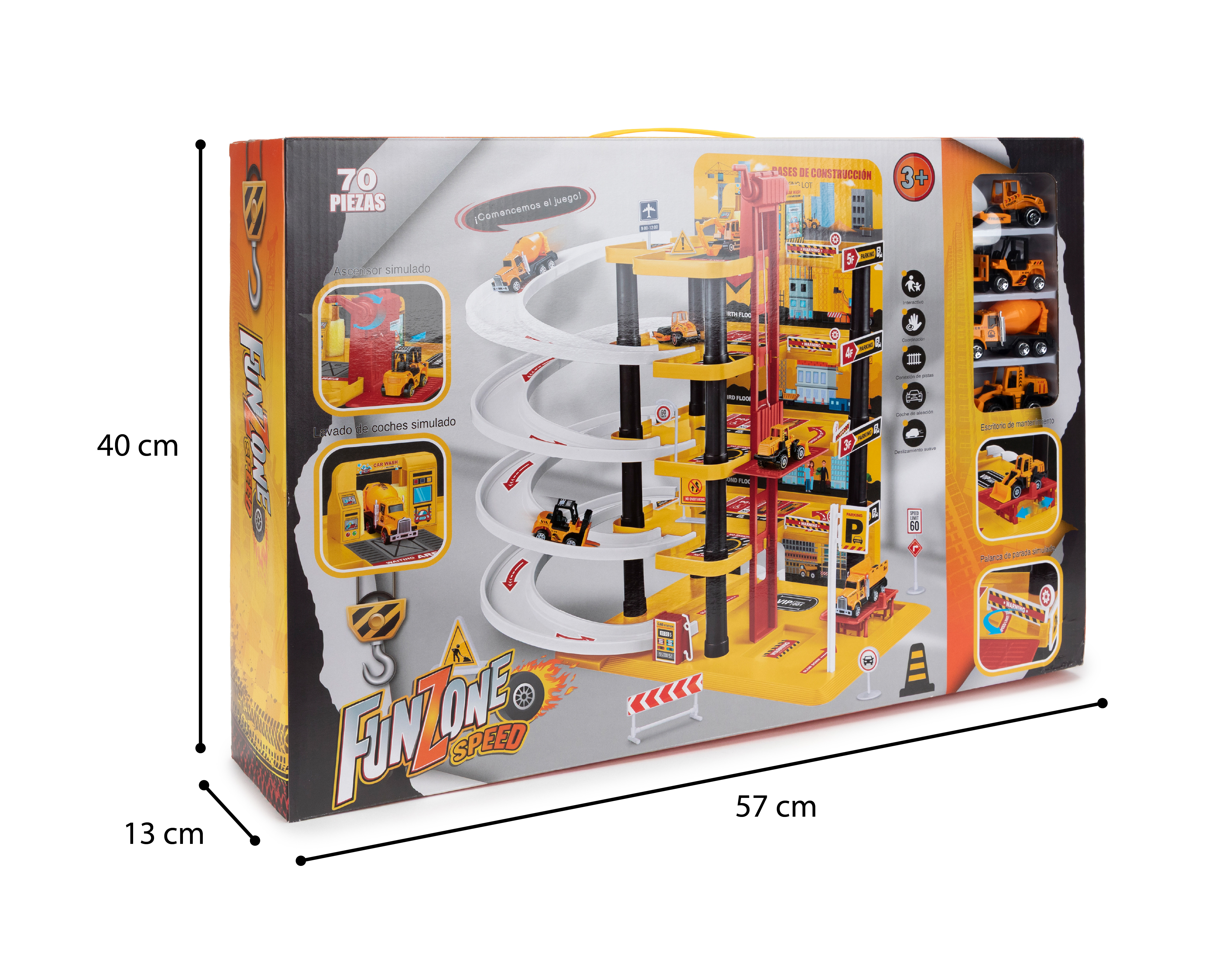 Foto 5 pulgar | Foto 4 | Pista de Carreras Funzone Speed 70 Piezas