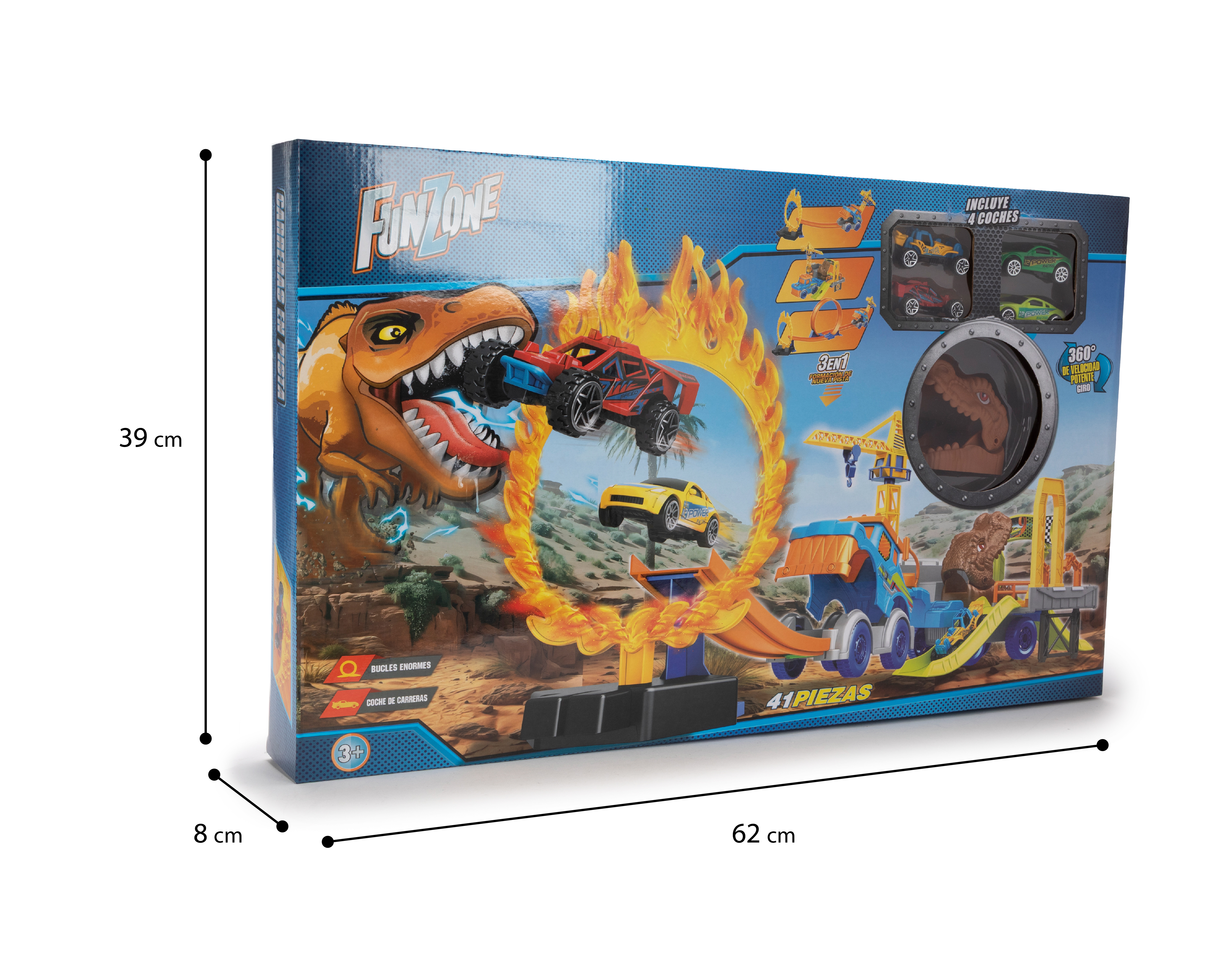 Foto 4 pulgar | Foto 3 | Pista de Carros Funzone