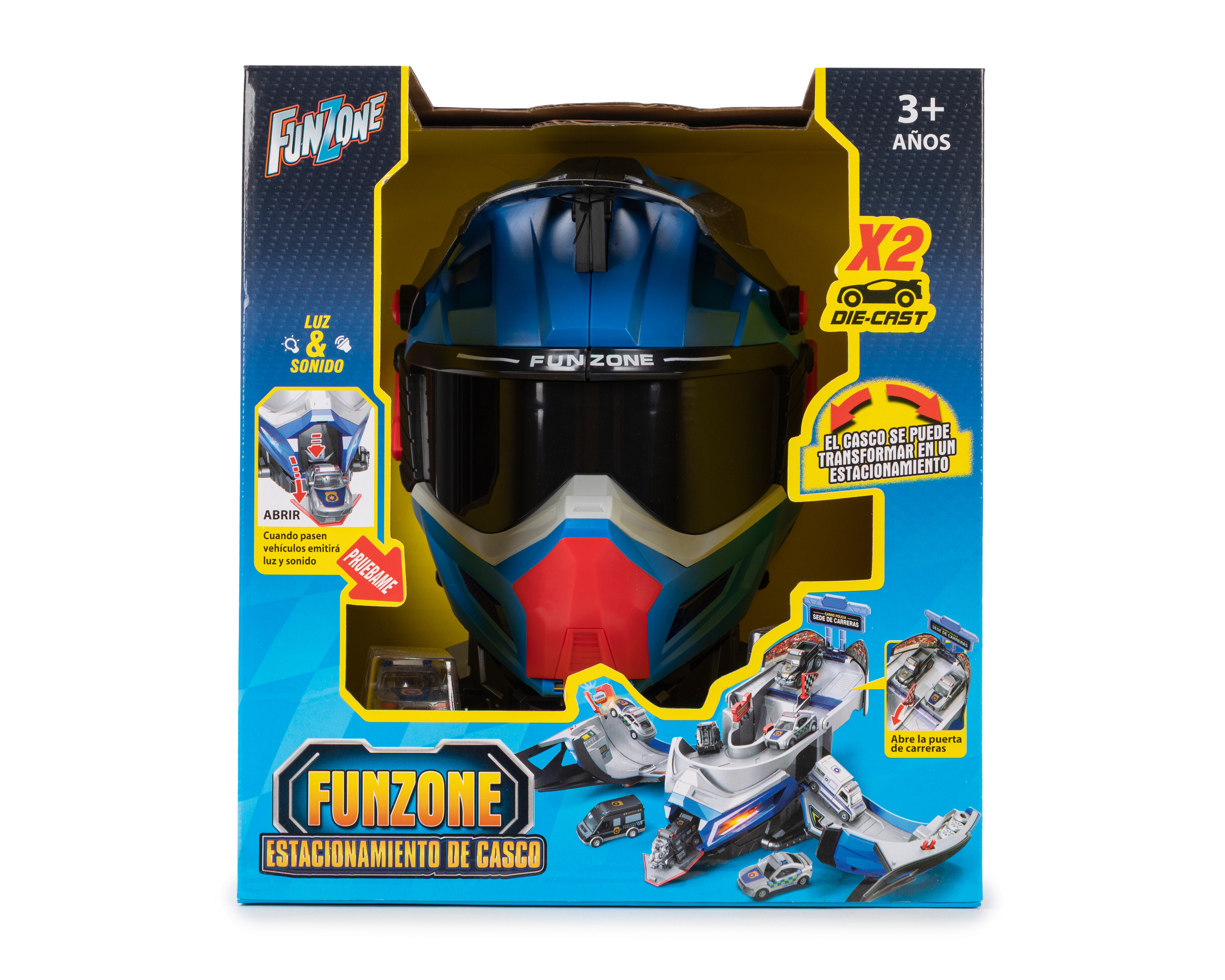 Casco Transformable en Estacionamiento Funzone con 2 Vehículos