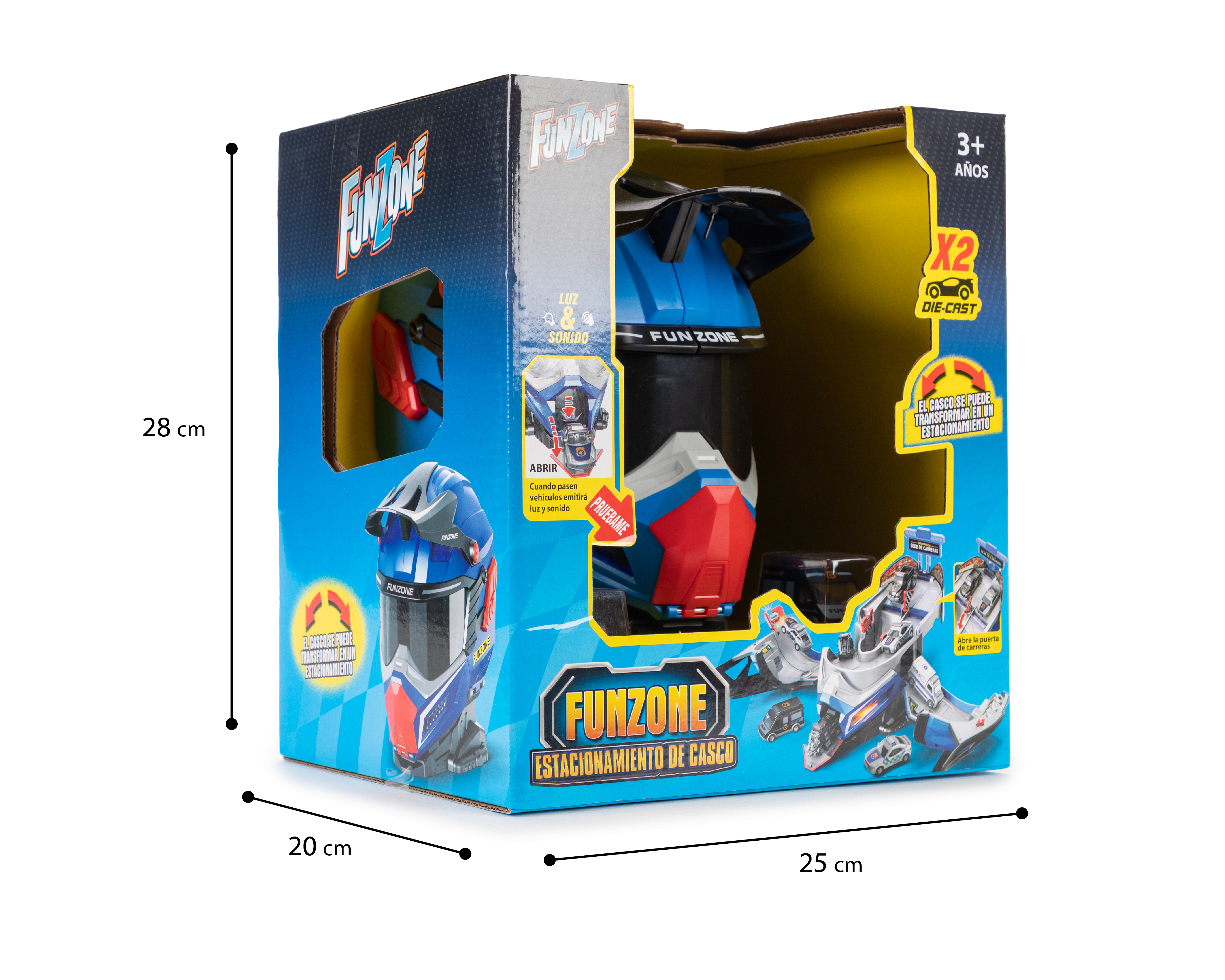 Foto 4 pulgar | Foto 3 | Casco Transformable en Estacionamiento Funzone con 2 Vehículos