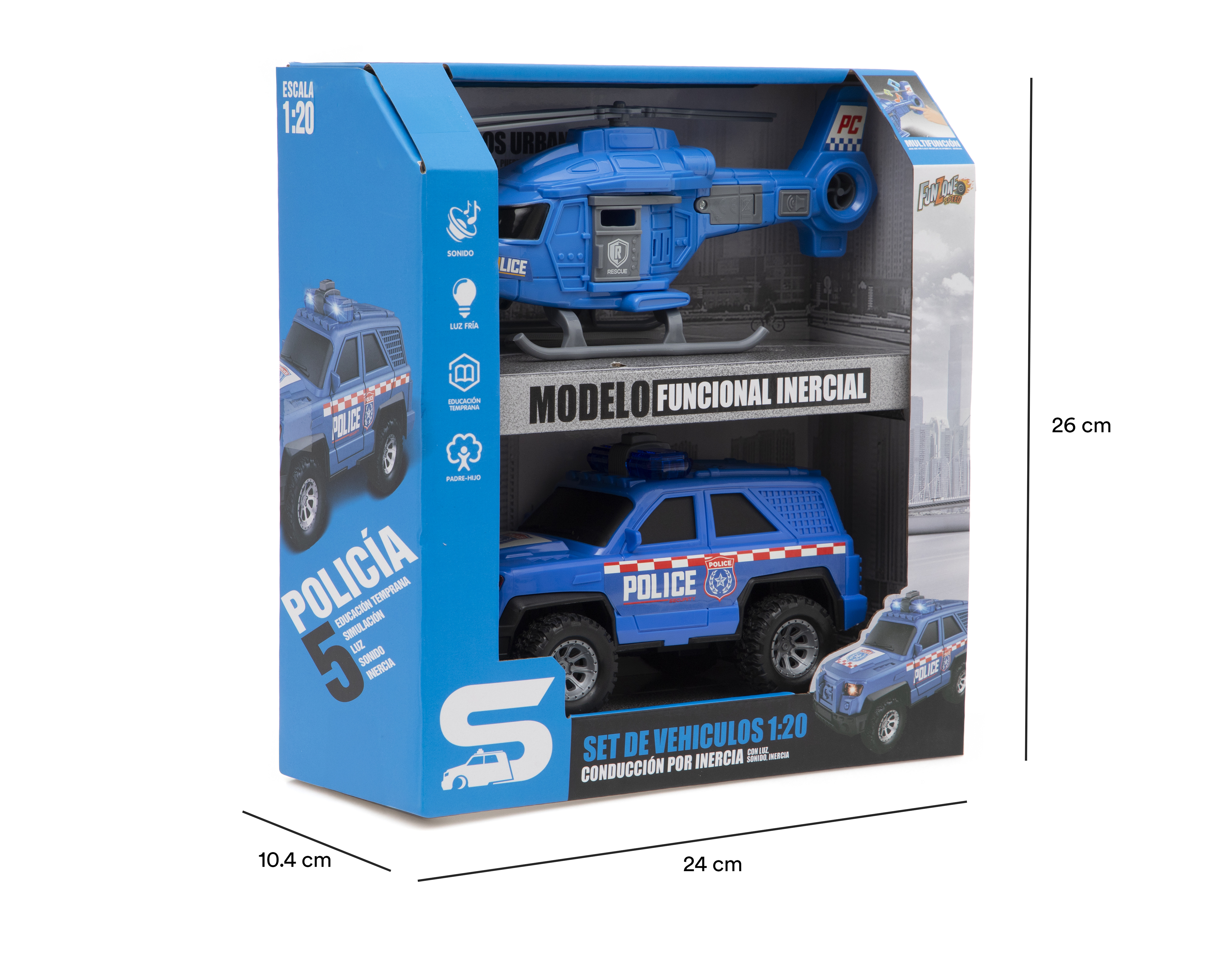 Foto 6 | Foto 6 | Patrulla y Helicóptero Funzone con Sonido