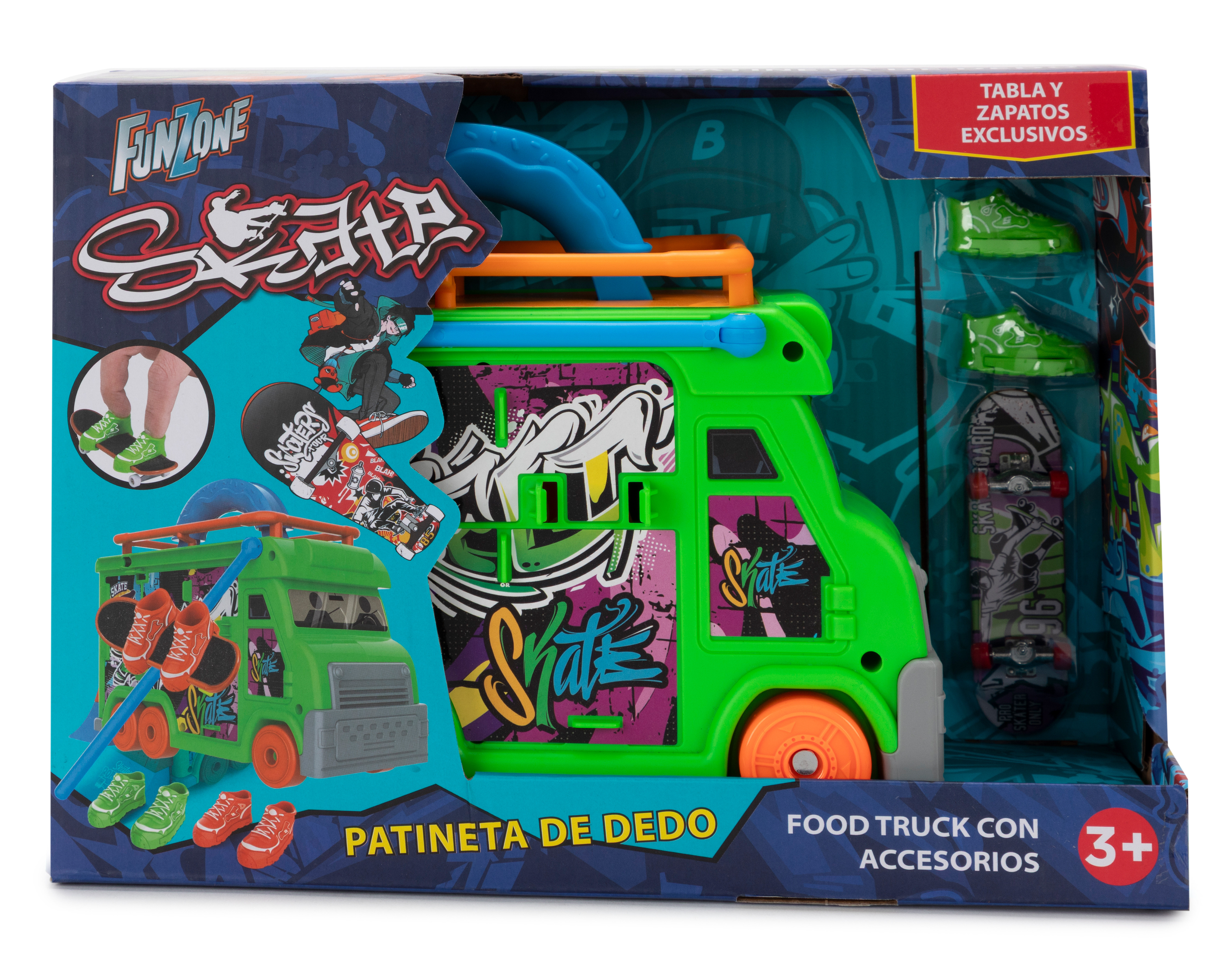 Foto 5 pulgar | Foto 4 | Patinetas para Dedos Funzone con Accesorios