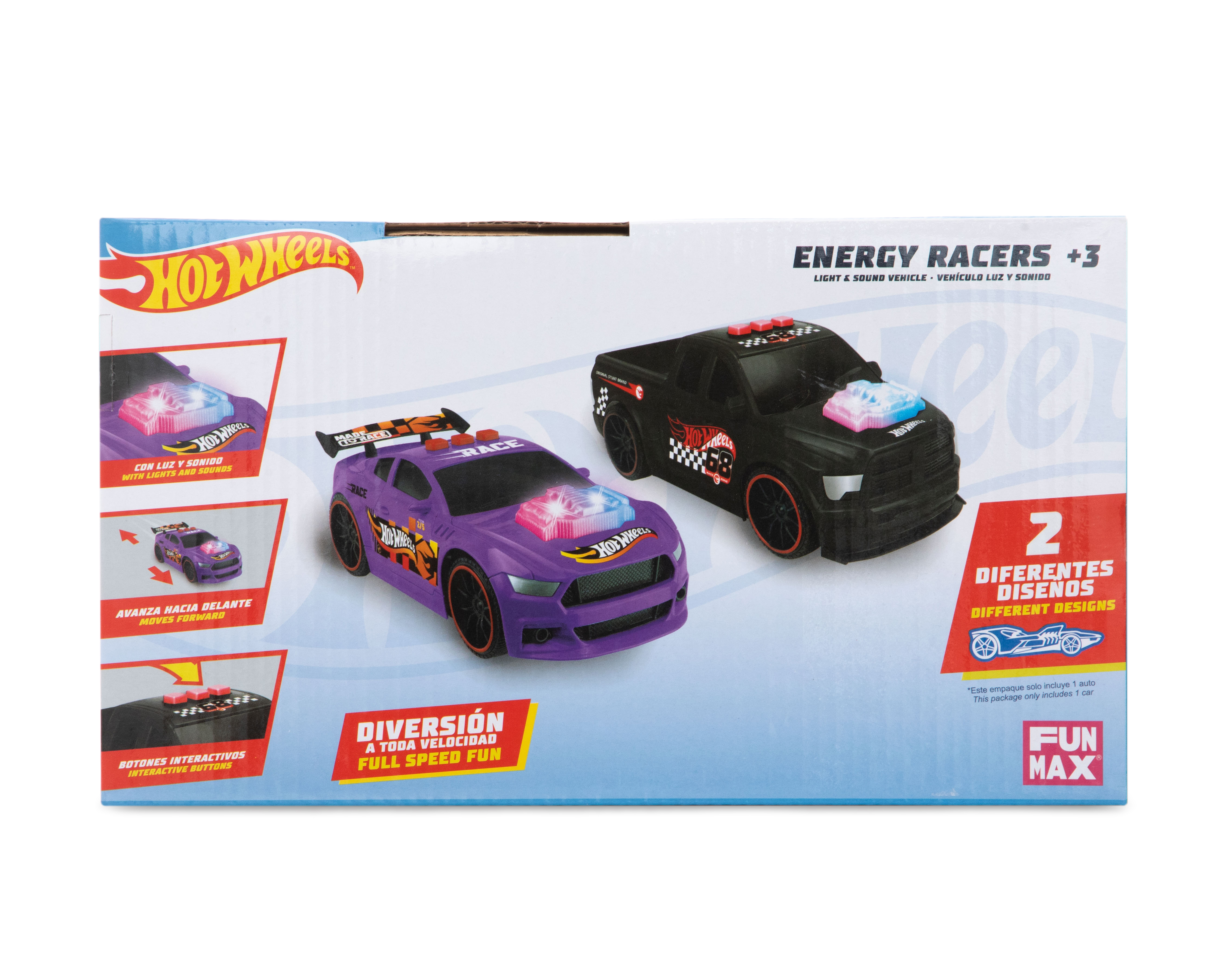 Foto 6 pulgar | Foto 5 | Pick Up Energy Racers Hot Wheels con Luz y Sonido