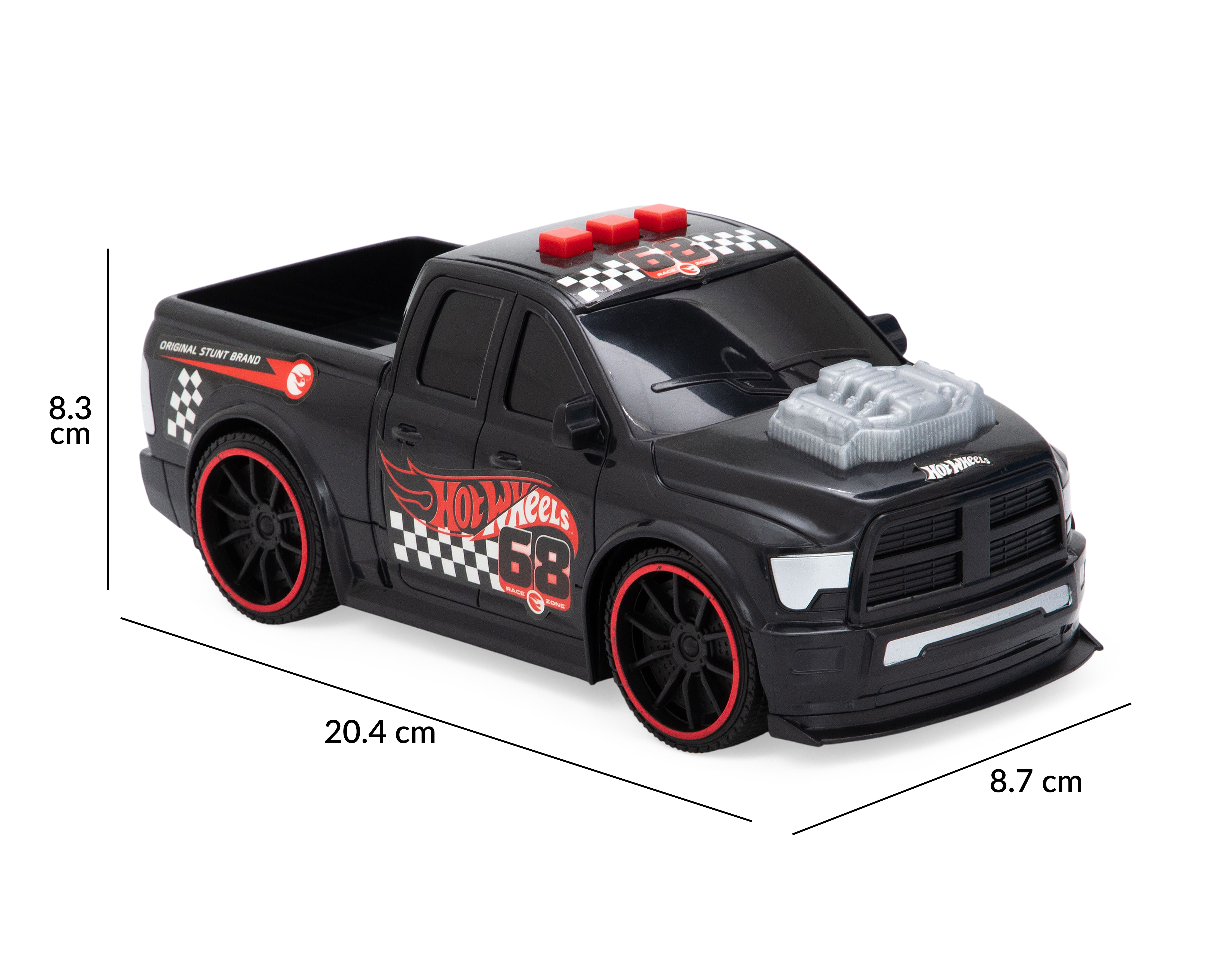 Foto 7 pulgar | Foto 6 | Pick Up Energy Racers Hot Wheels con Luz y Sonido