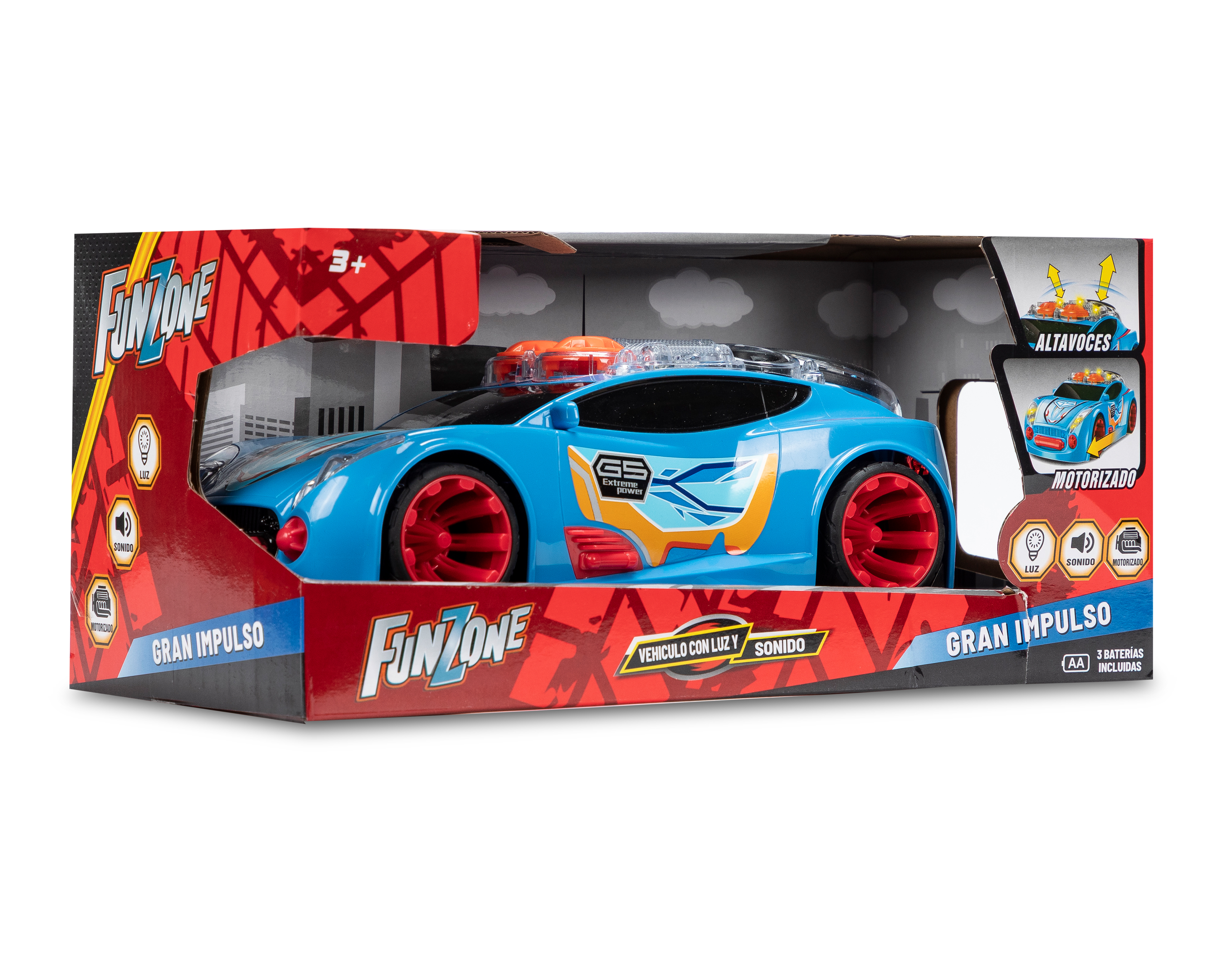 Foto 7 pulgar | Foto 6 | Carro de Carreras Funzone con Sonidos