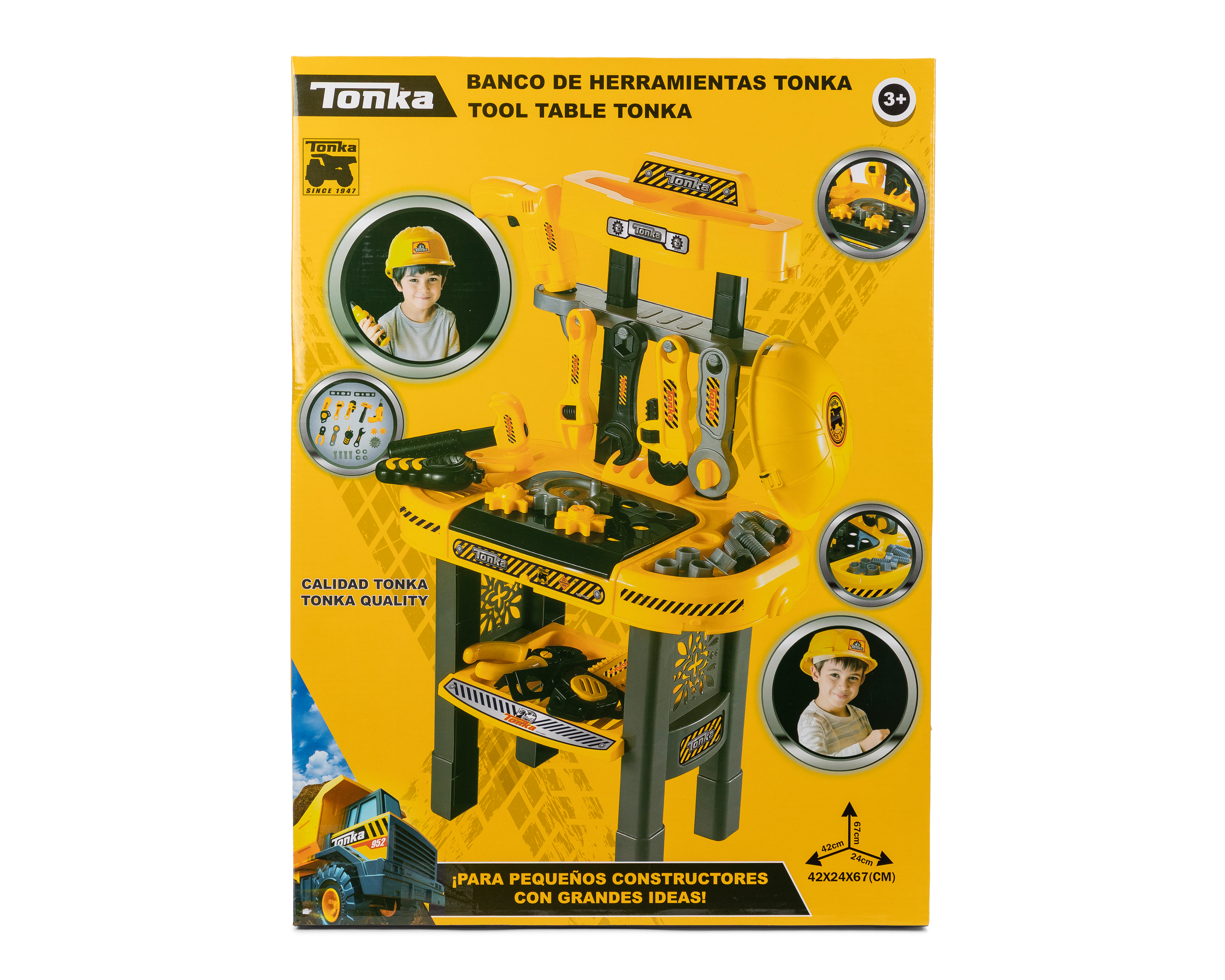 Foto 2 pulgar | Foto 1 | Set Juego de Herramientas de Construcción Tonka 30 Piezas