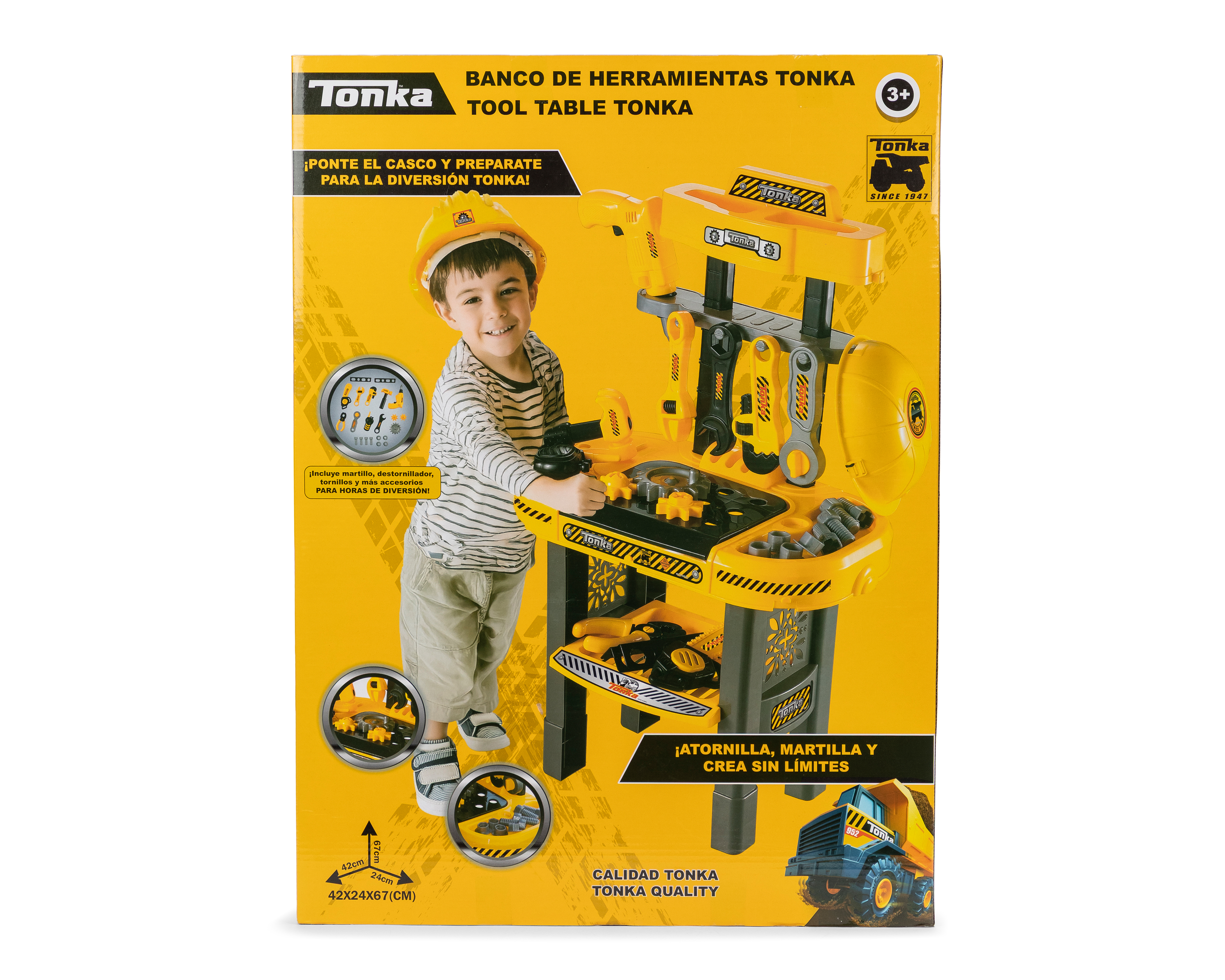 Foto 3 pulgar | Foto 2 | Set Juego de Herramientas de Construcción Tonka 30 Piezas