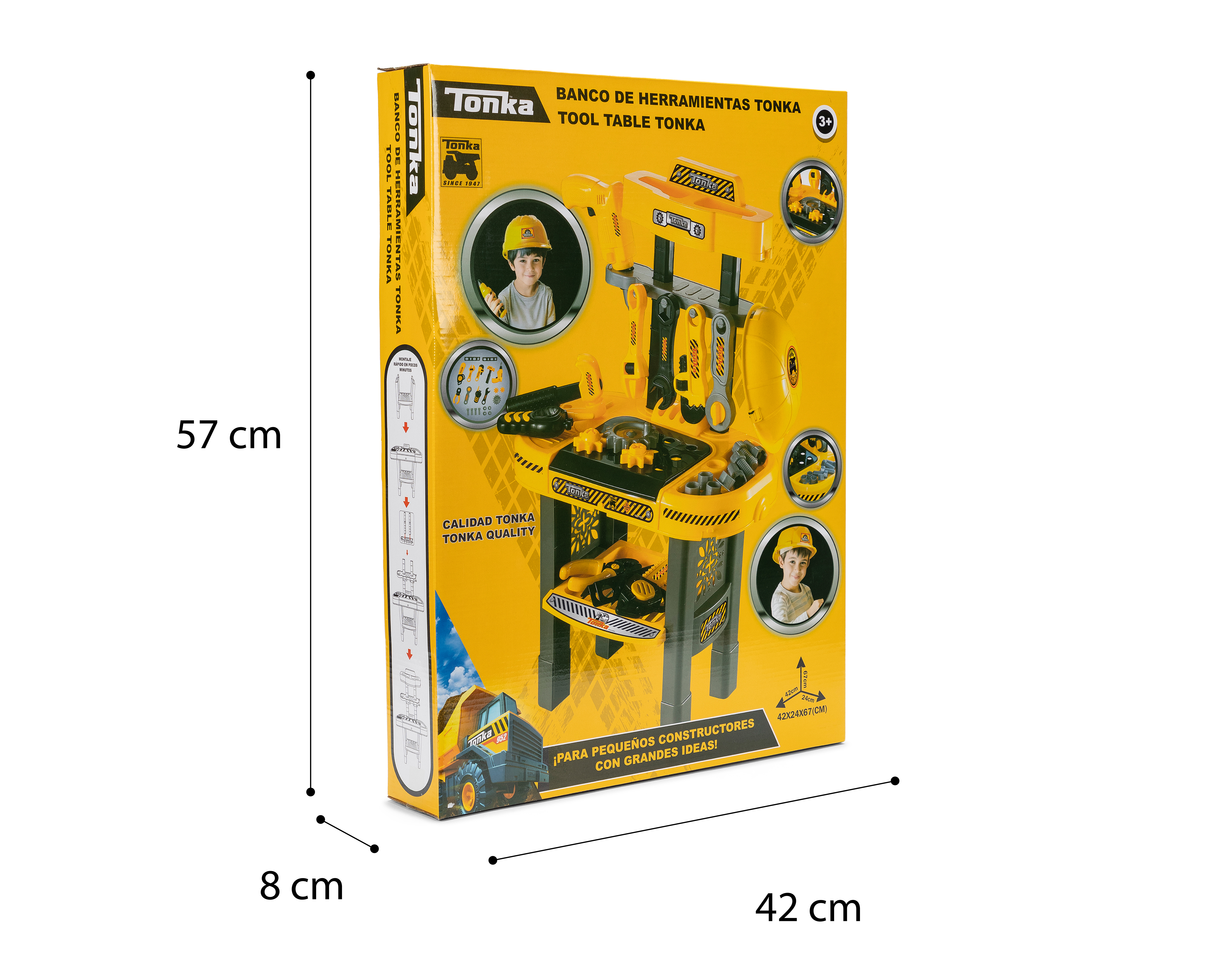 Foto 4 pulgar | Foto 3 | Set Juego de Herramientas de Construcción Tonka 30 Piezas