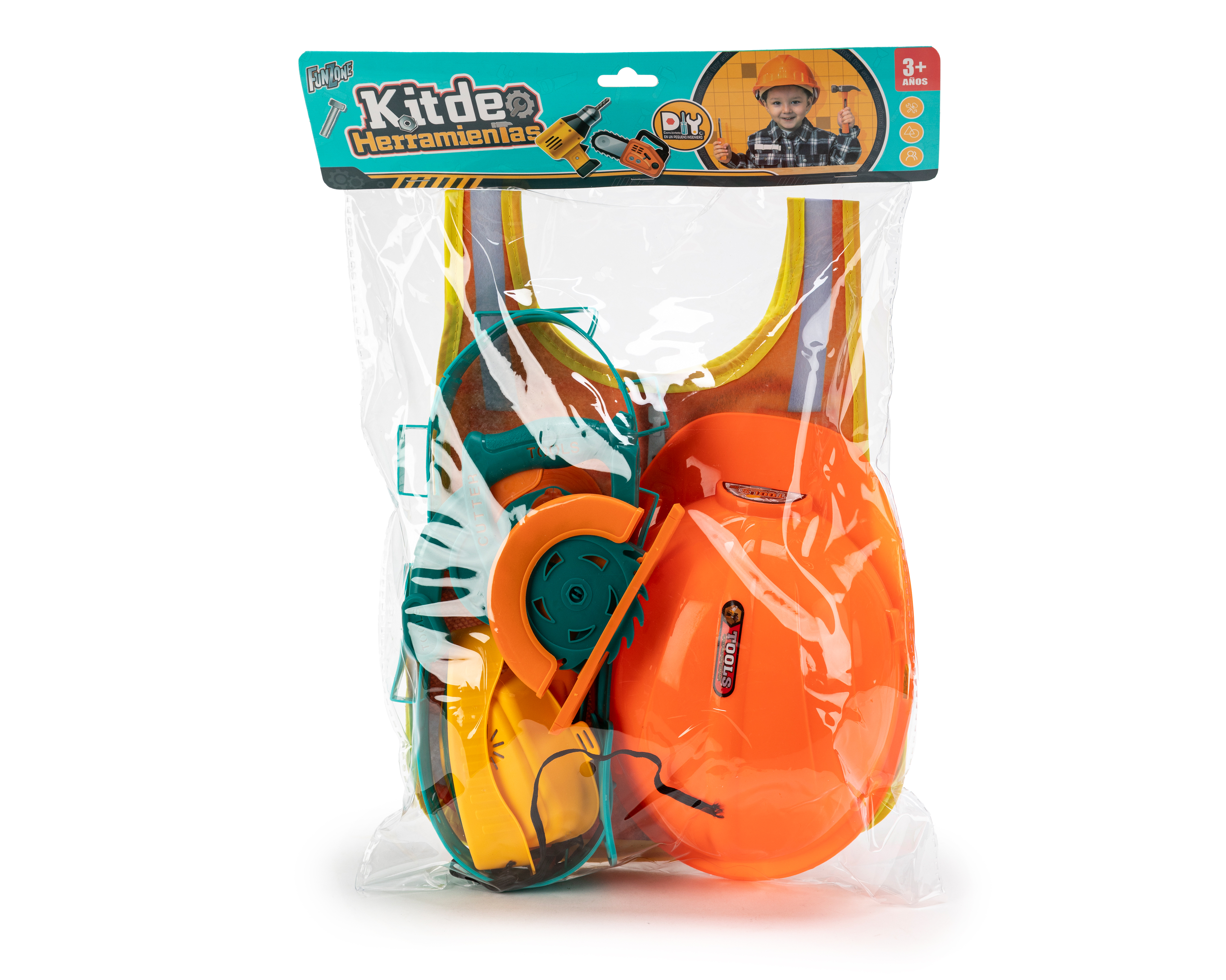 Foto 4 | Foto 4 | Juego de Herramientas de Construcción Funzone 7 Piezas