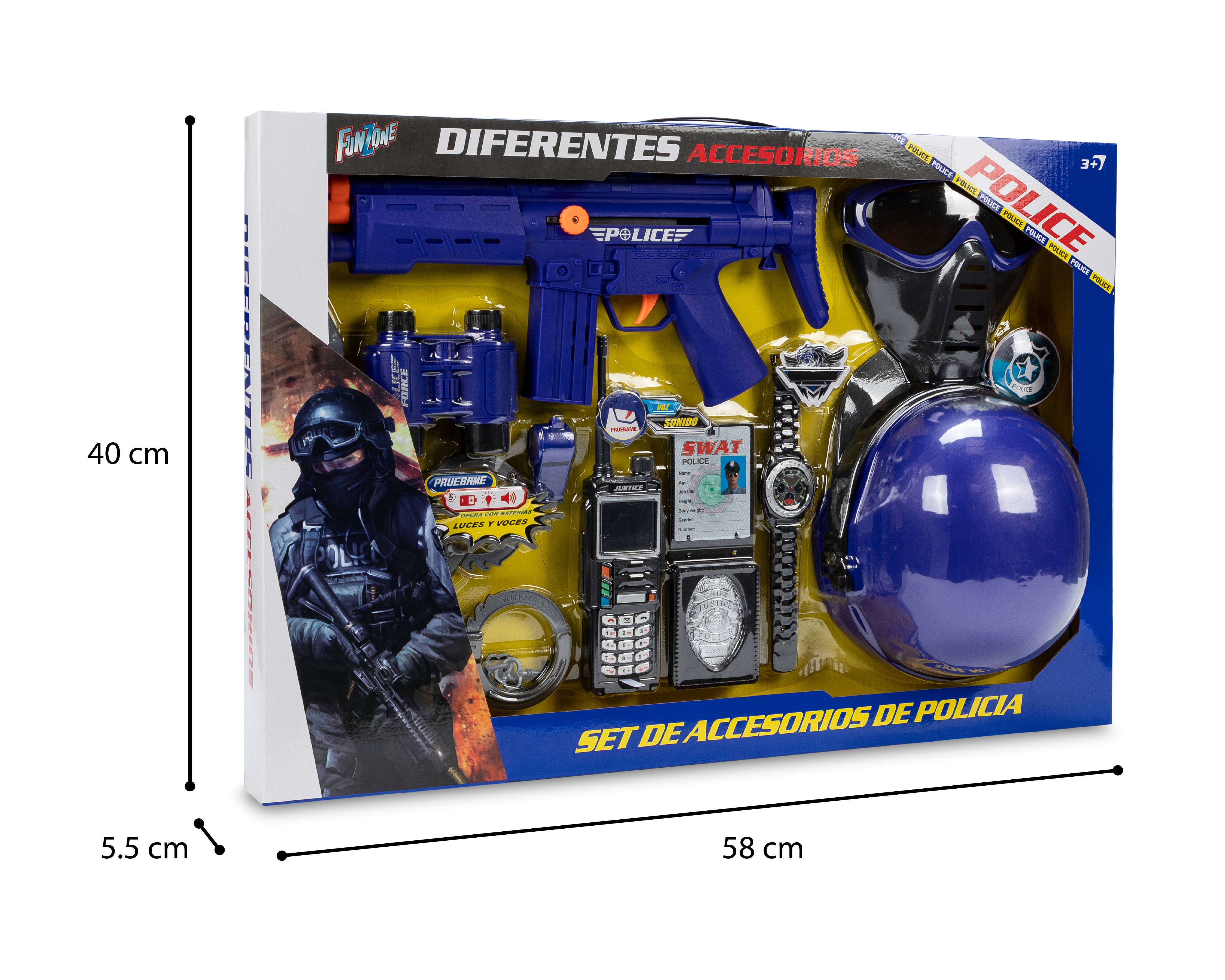 Foto 4 pulgar | Foto 3 | Set Accesorios de Policía Funzone 11 Piezas