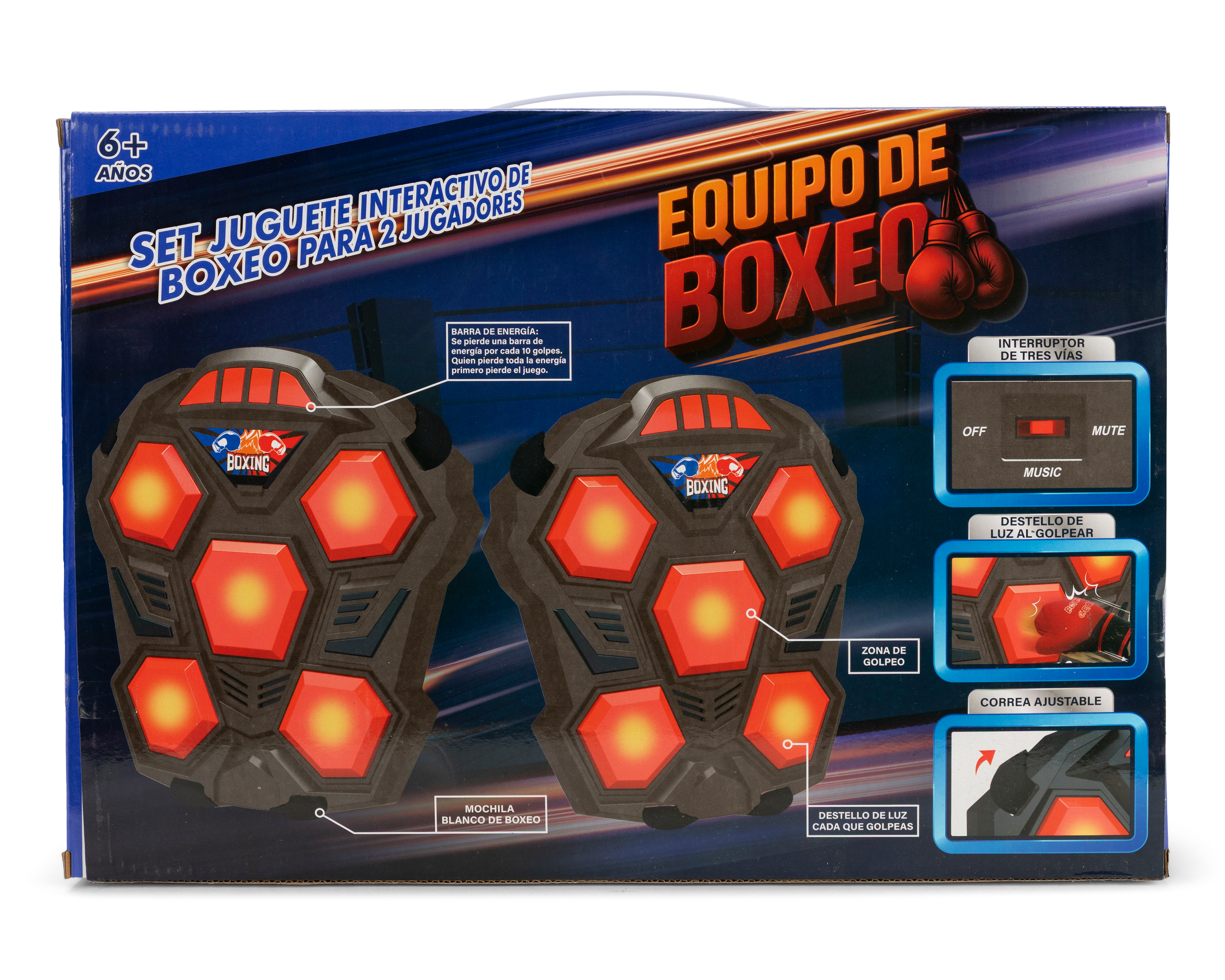 Foto 6 pulgar | Foto 5 | Set Juguete Interactivo de Boxeo Funzone con Luz