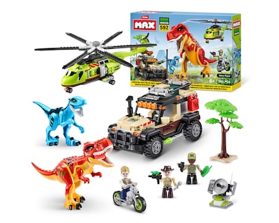 Foto 2 | Foto 2 | Bloques de Construcción Zuru Dino Adventure 592 Piezas