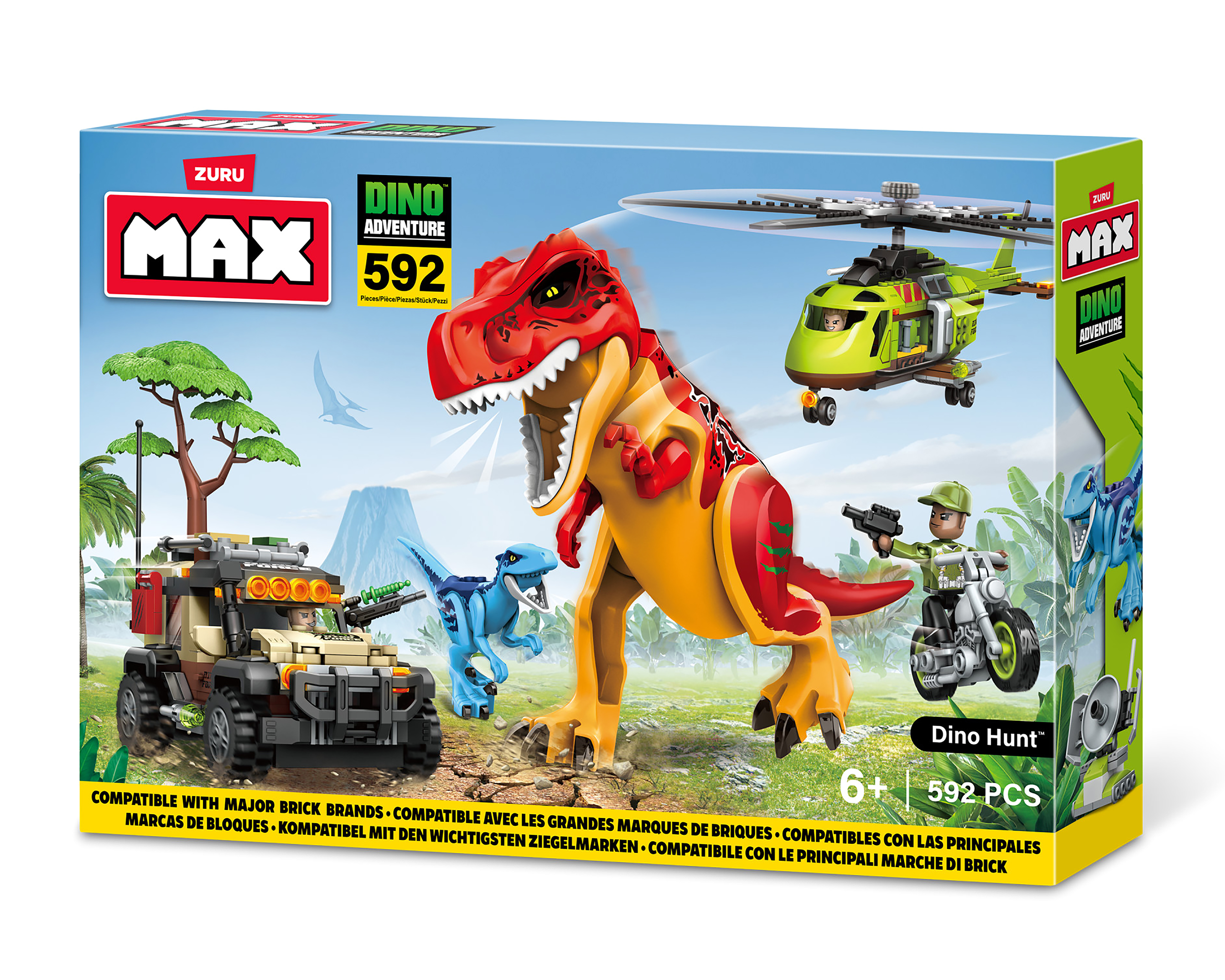 Foto 6 pulgar | Foto 5 | Bloques de Construcción Zuru Dino Adventure 592 Piezas